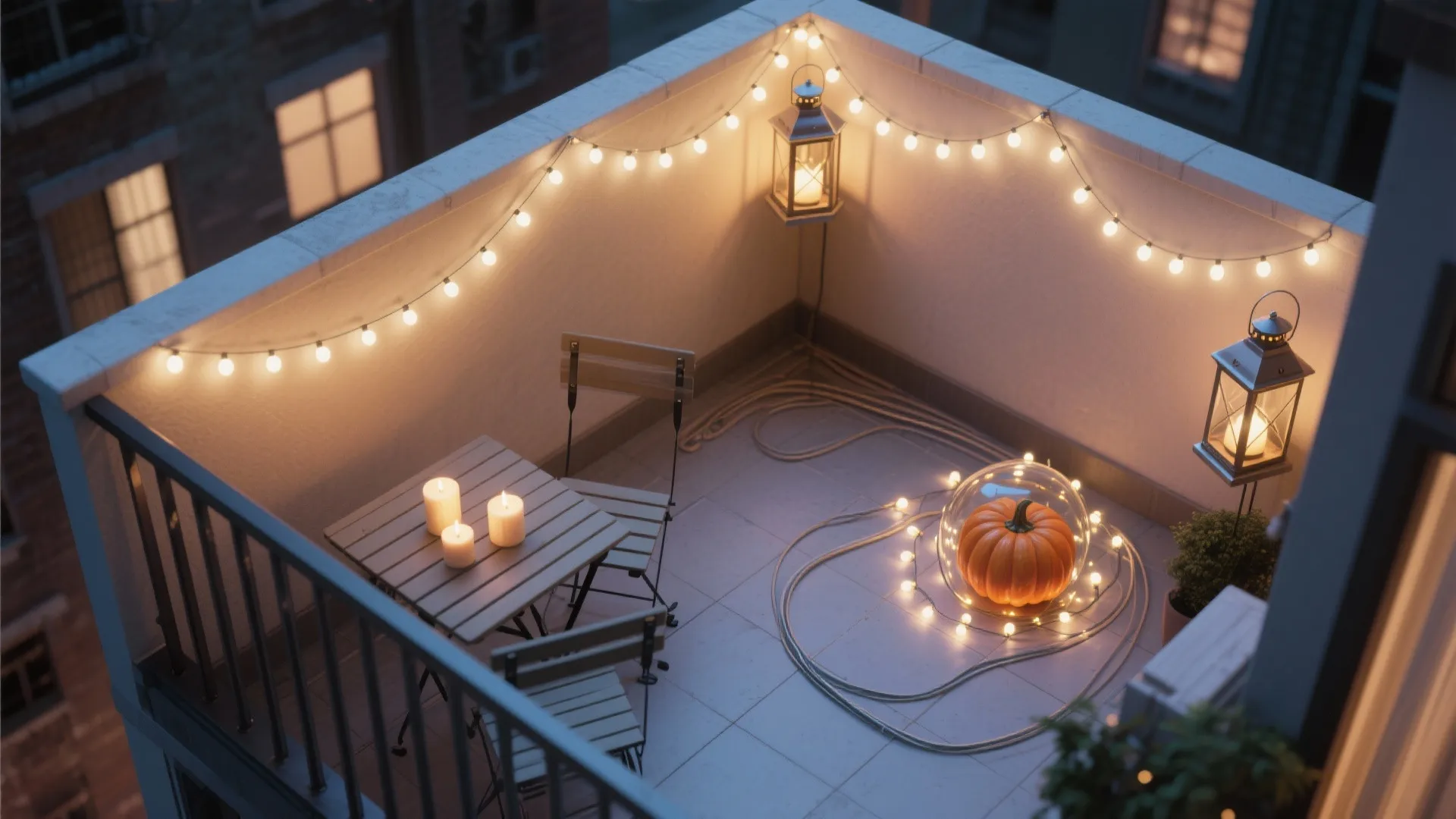 Layered Lighting: Lanterns, Strings, and Safe “Candles”