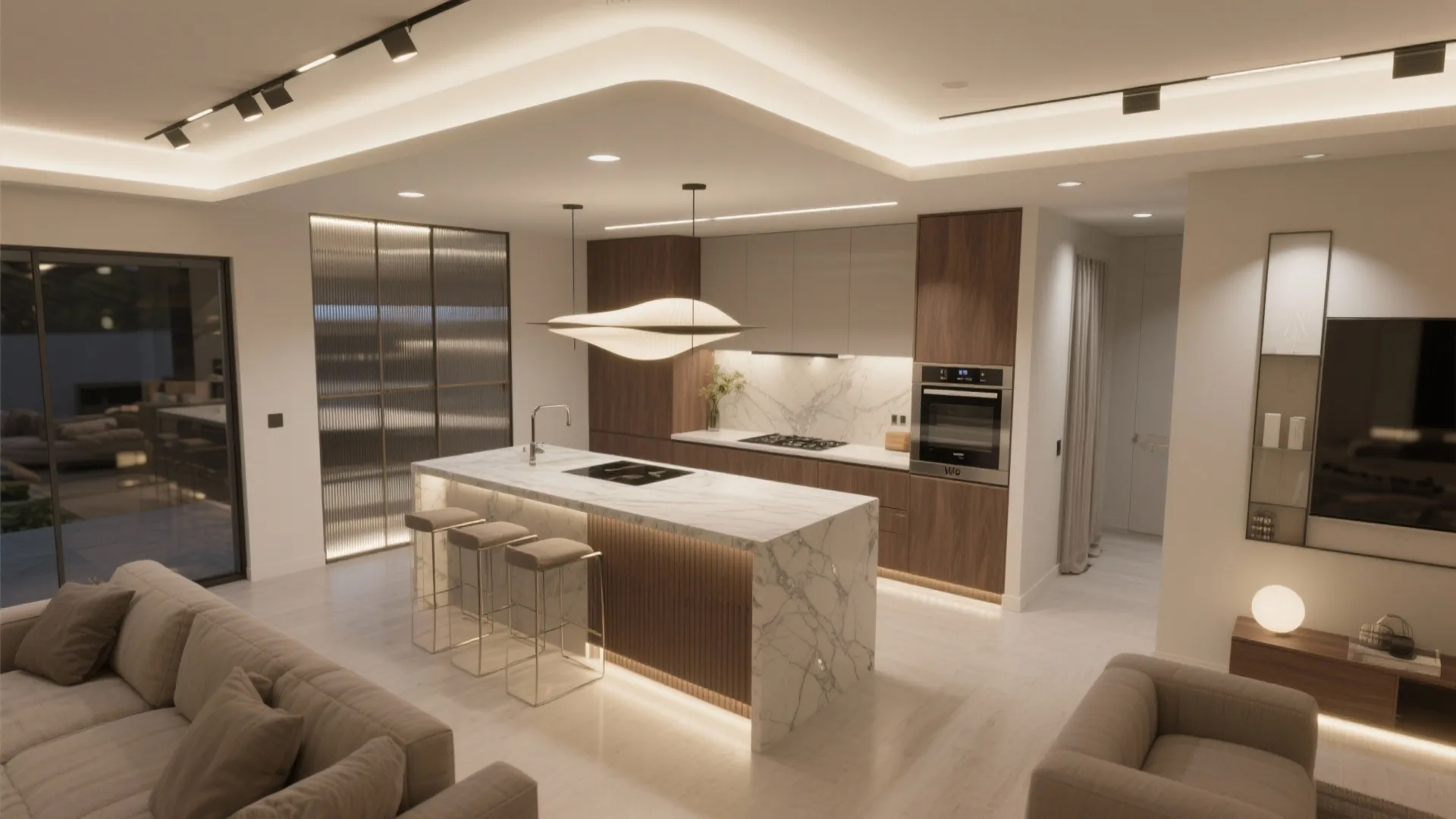 Layered Lighting with Reflections