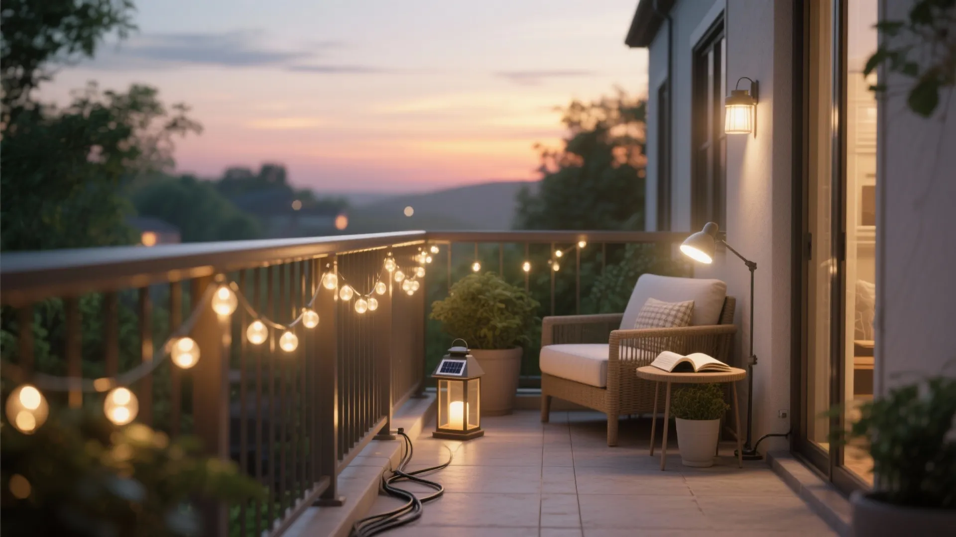 Layered lighting for ambience and safety