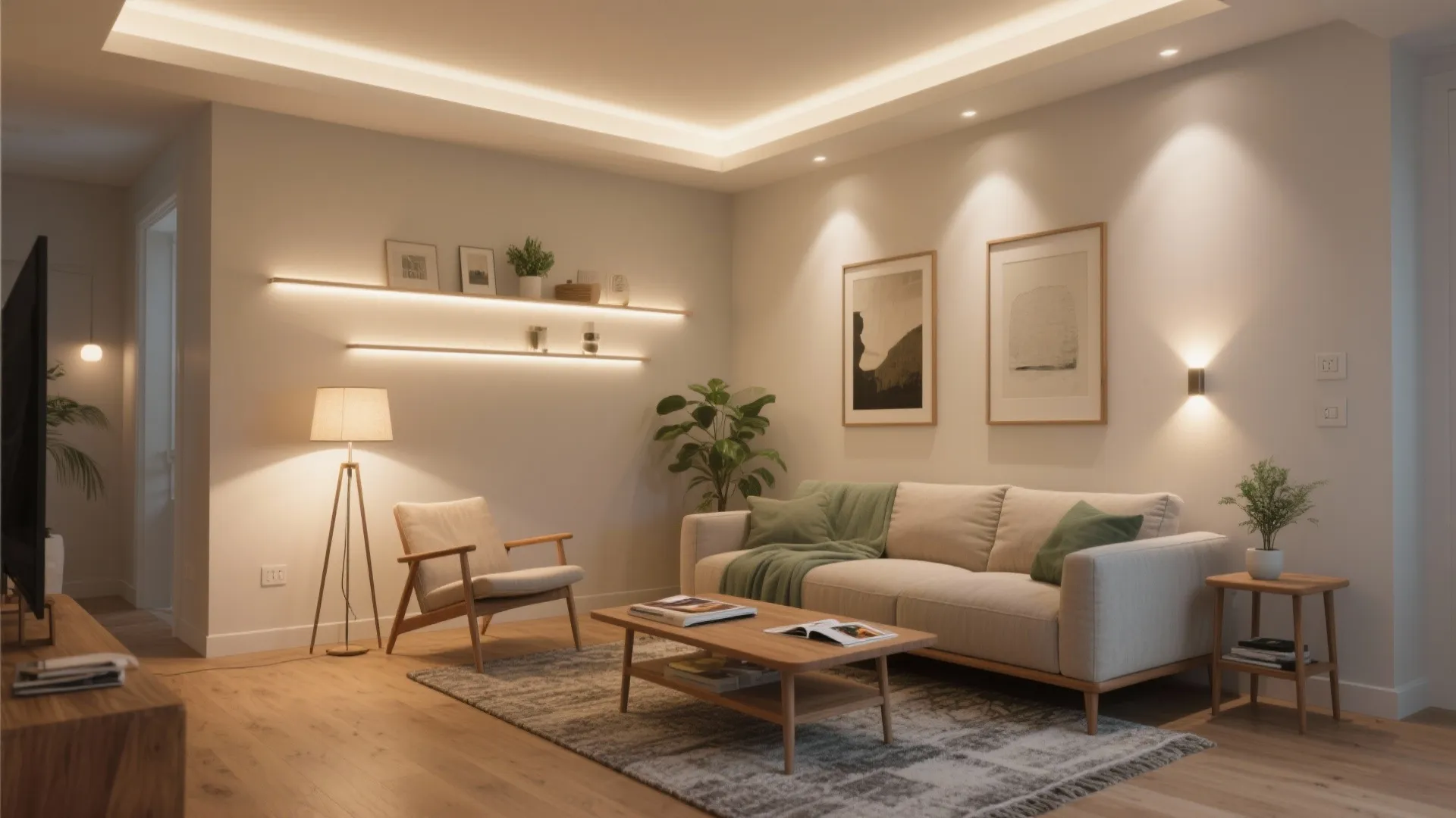 Layered lighting that works all day