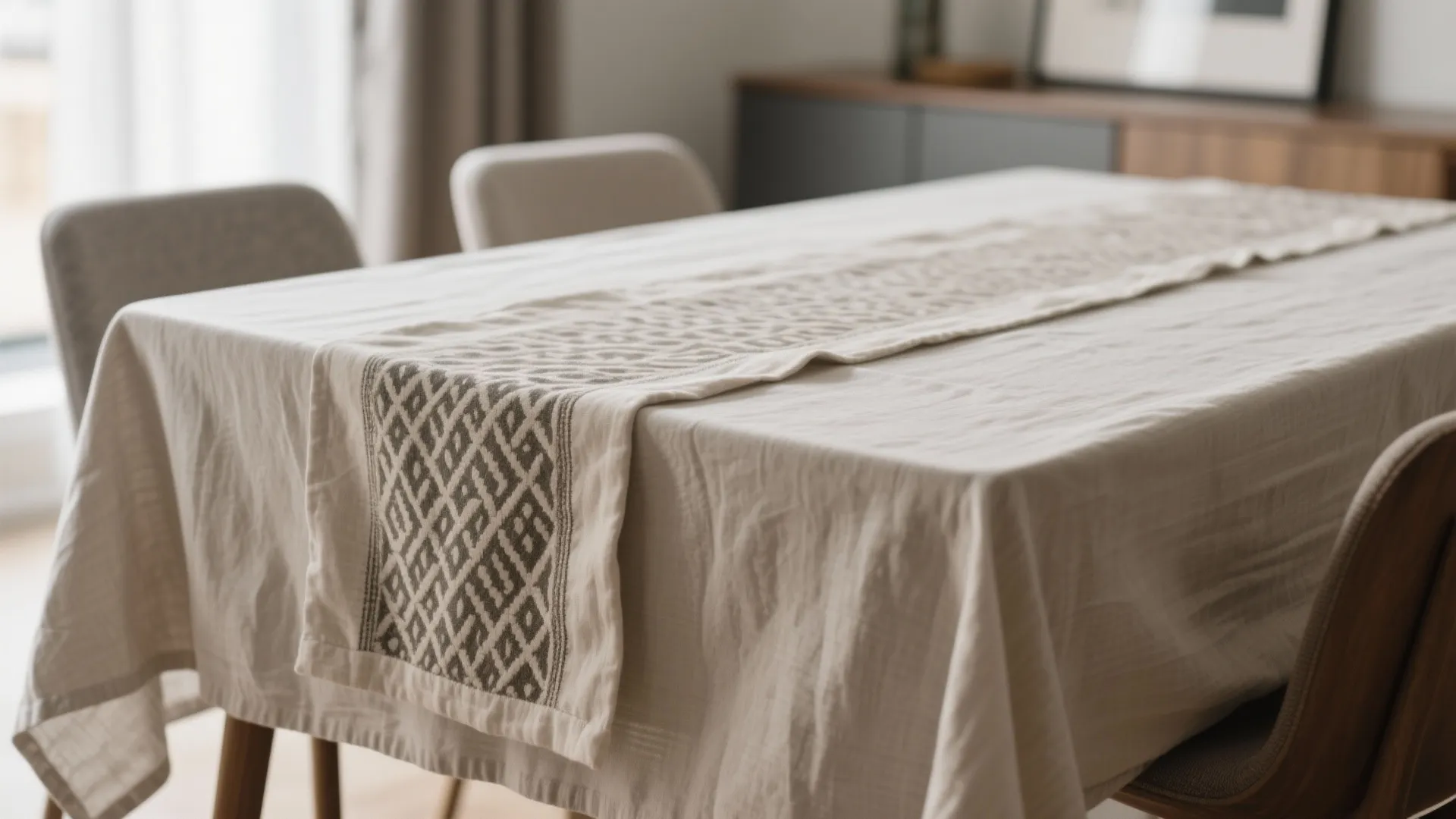 1. Layered Linen Look