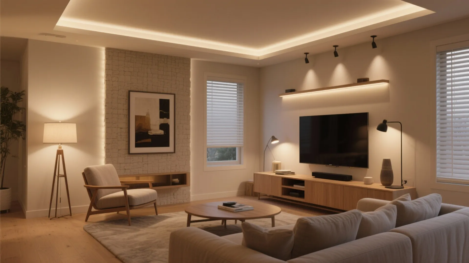 Interior Lighting Design for Living Room: A Designer’s Guide: Fast-Track Guide to Instantly Transform Your Living Room Ambiance