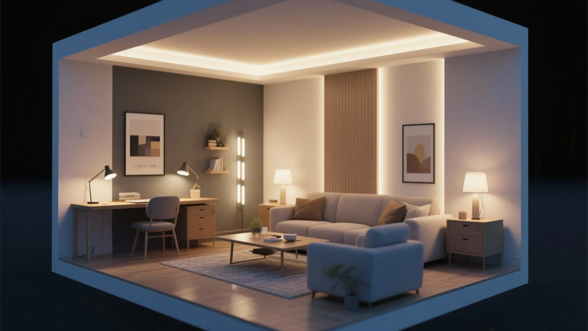 Layered Lumens: Ambient, Task, and Accent