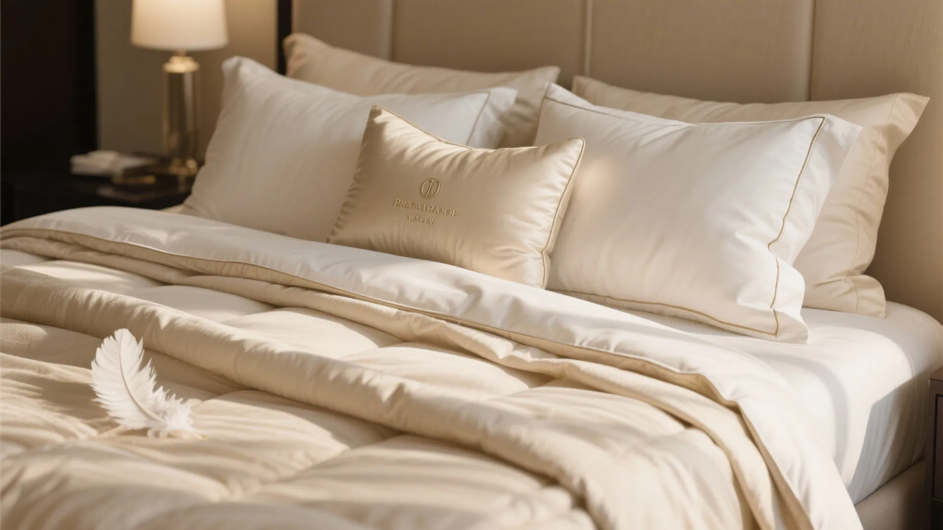 Plush layered bedding