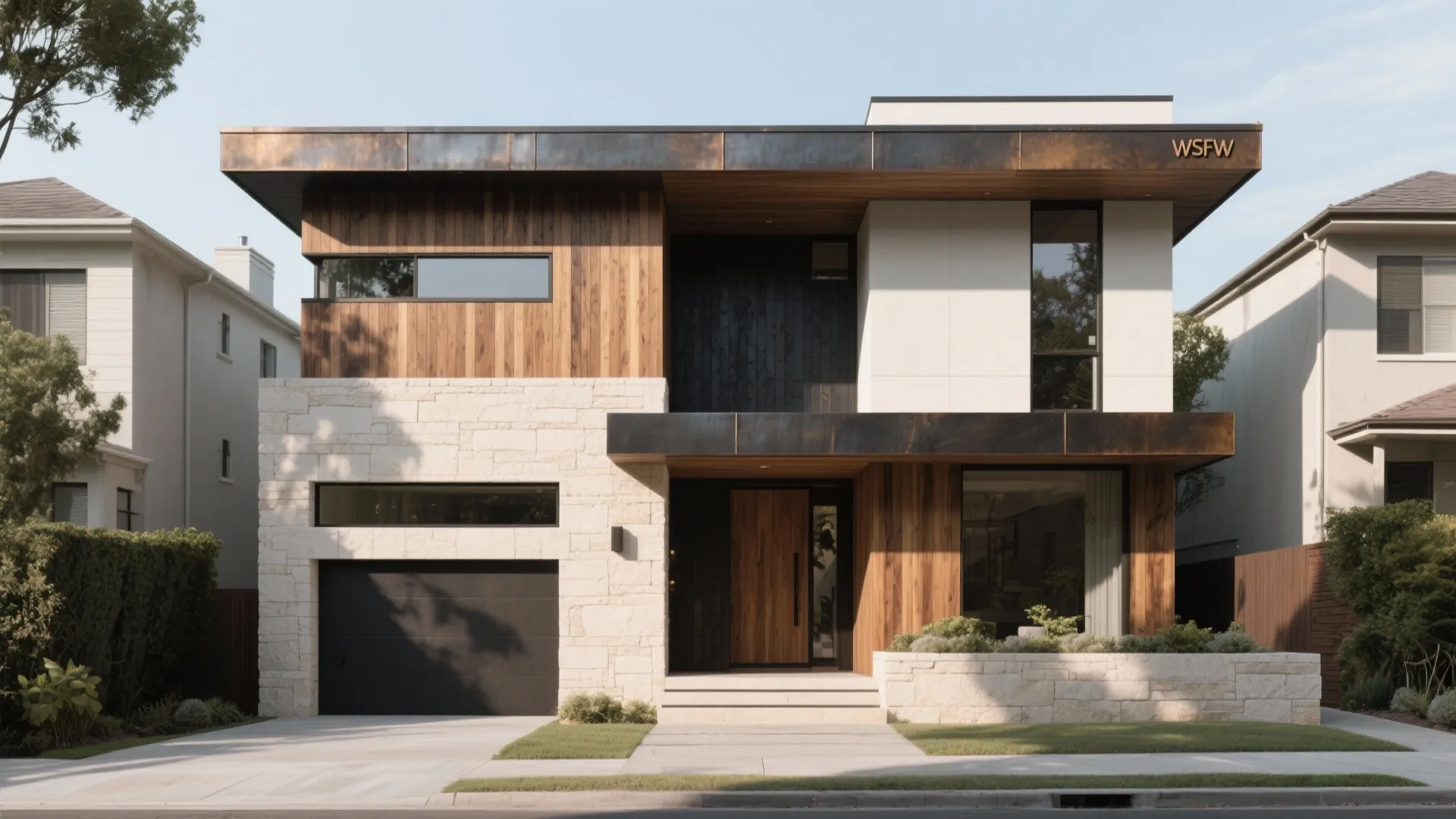 Layered Natural Materials for Texture and Depth