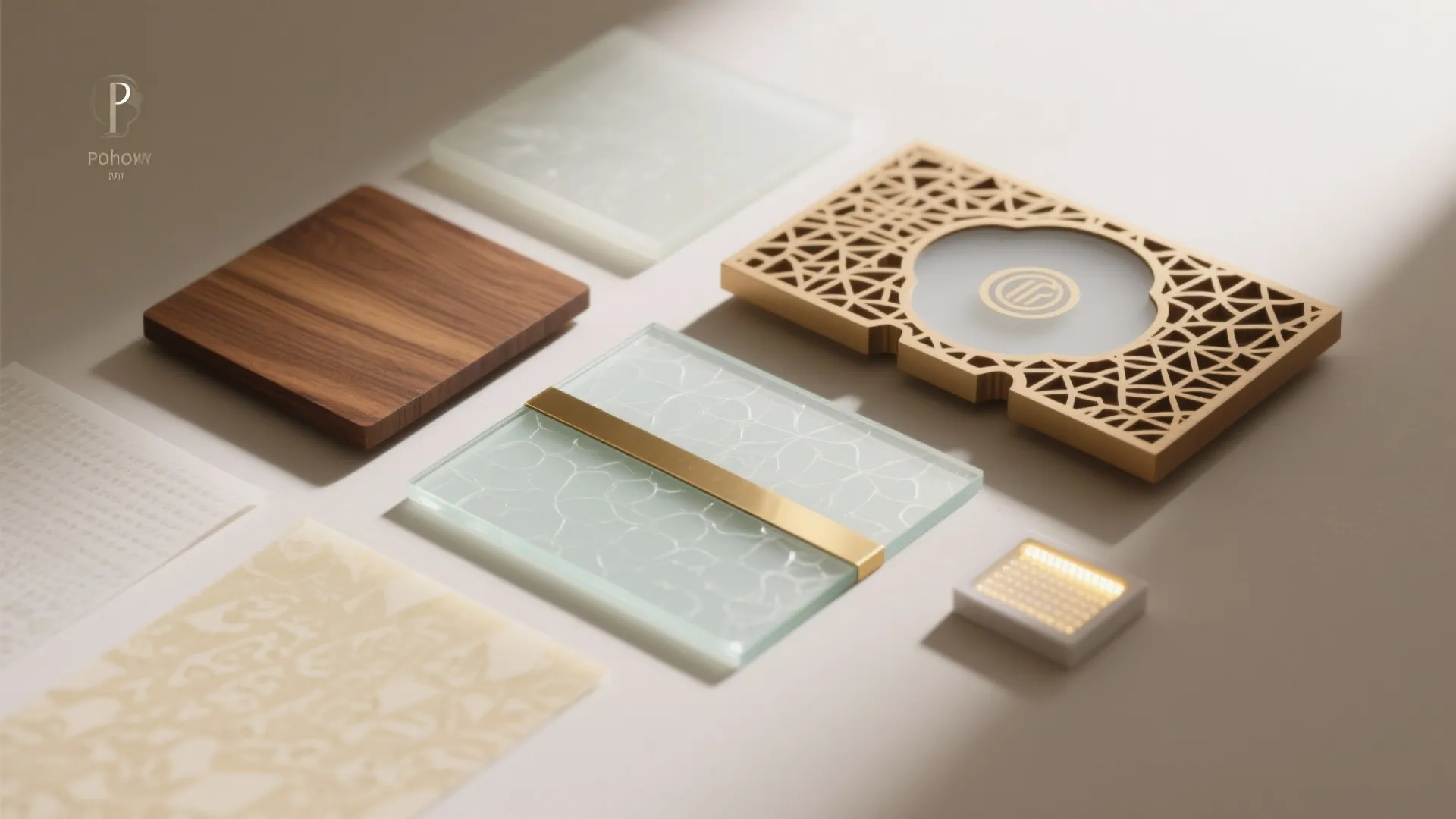 Layered Motifs: CNC + Etched Glass + Inlay