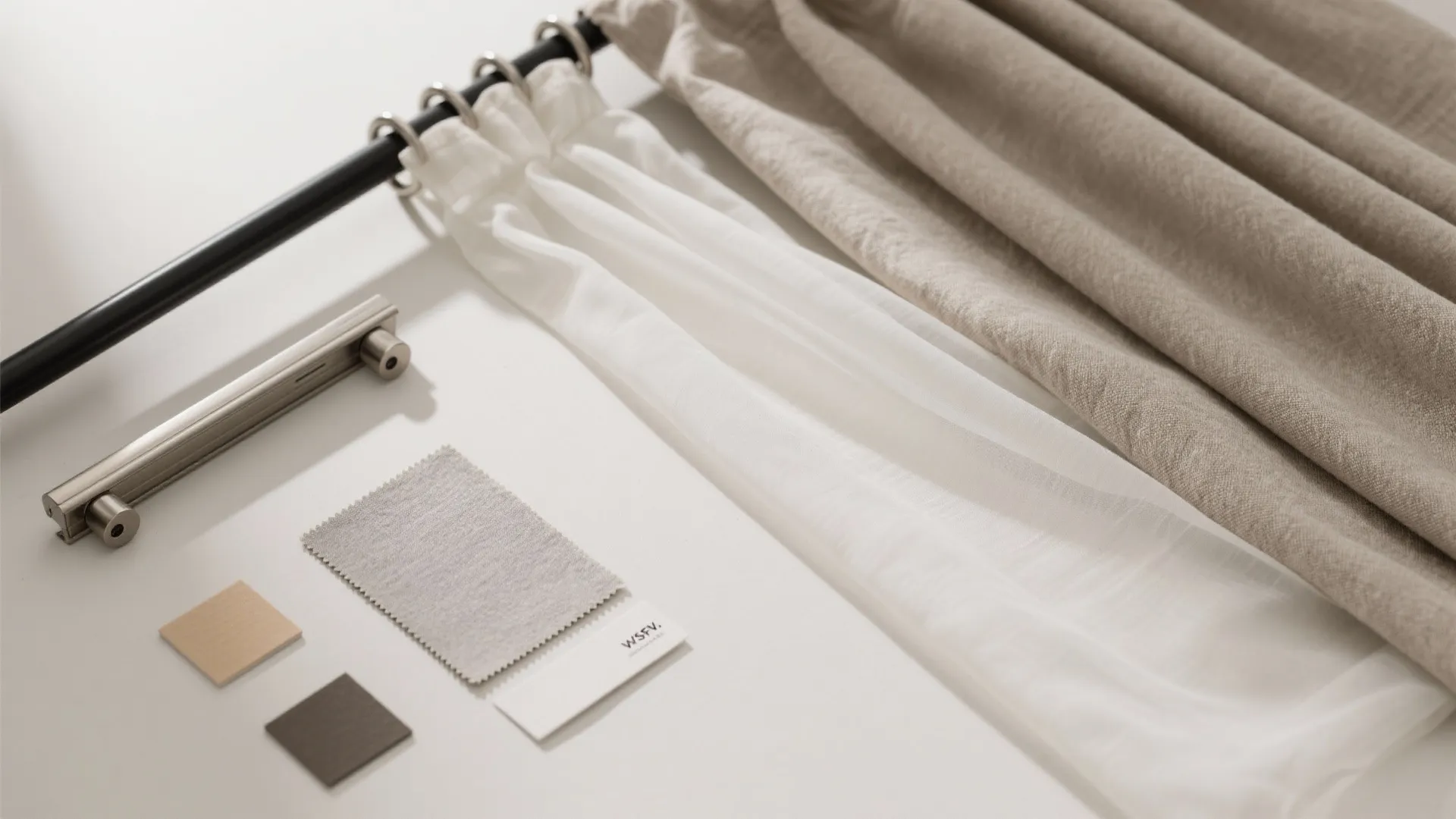 2) Layered texture: linen blend + airy voile