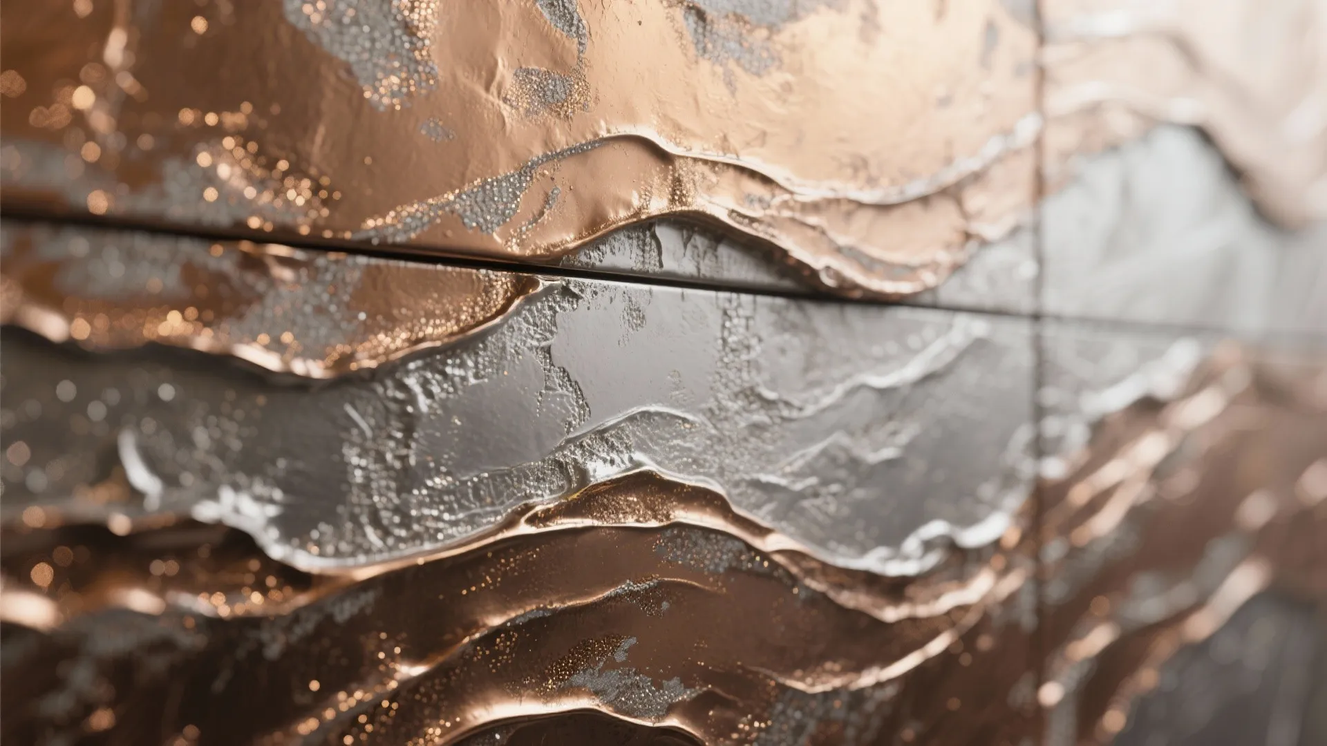 5. Layered metallics for texture