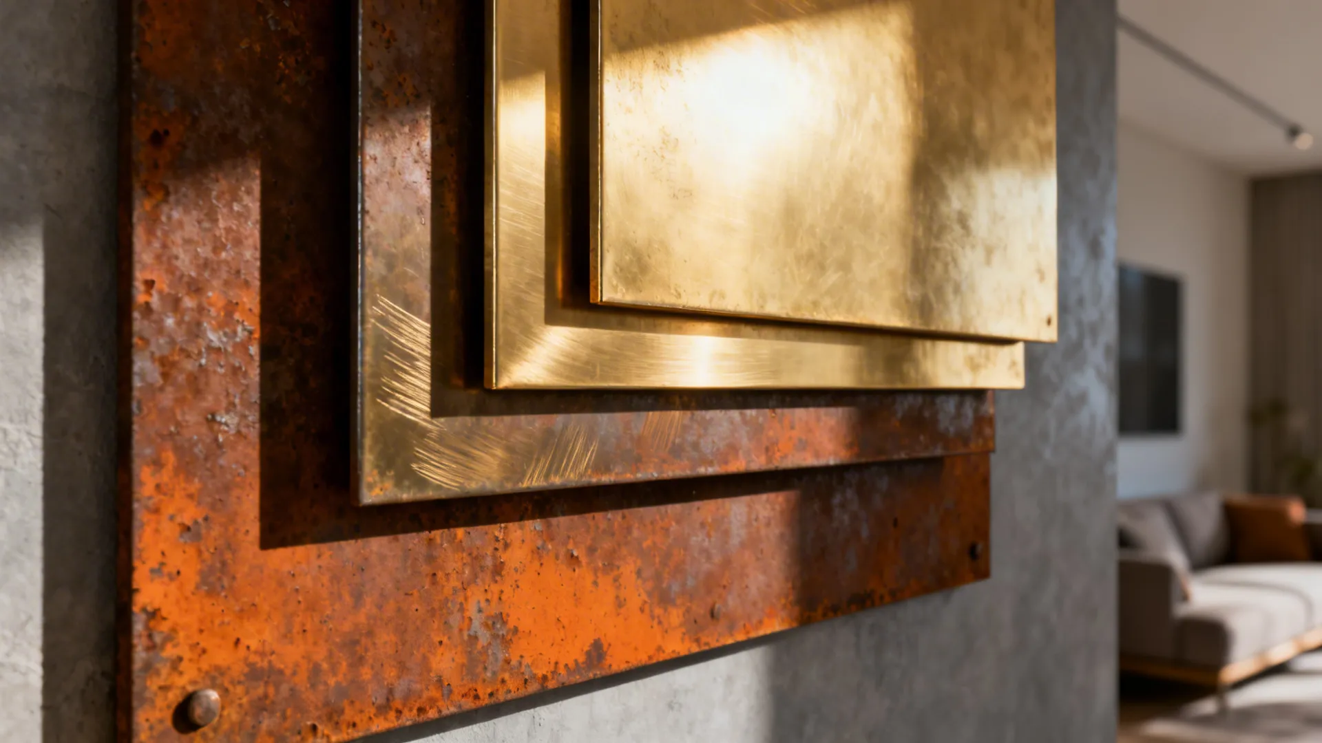 2. Layered metallic panels