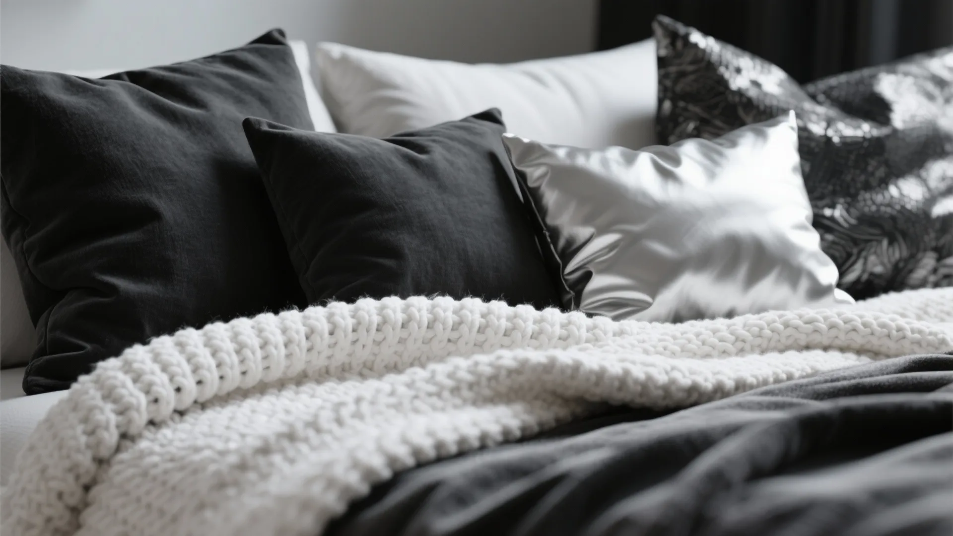 5. Layered Monochrome Textiles