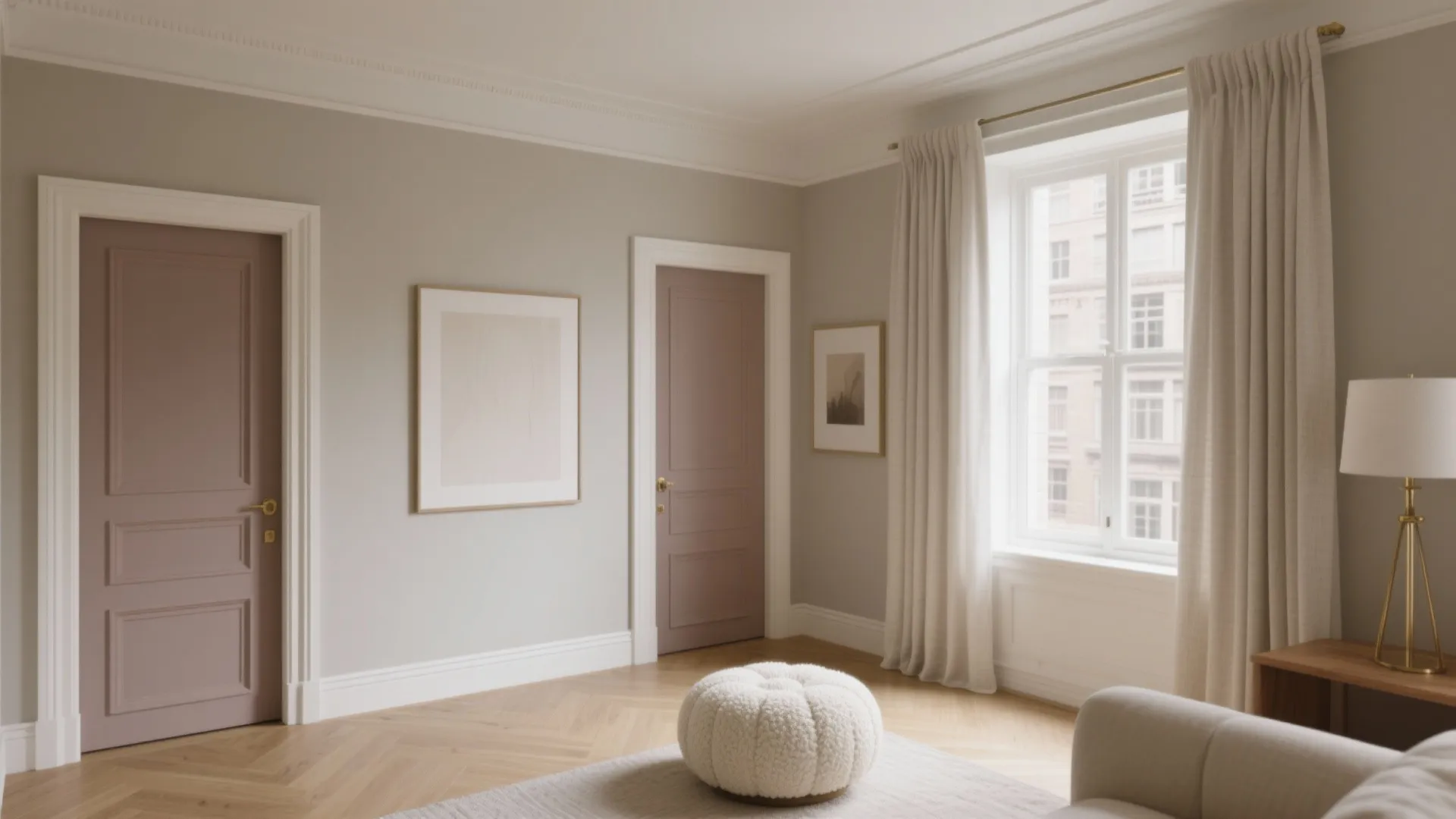 Layered Neutrals: Greige, Mushroom, and Ivory