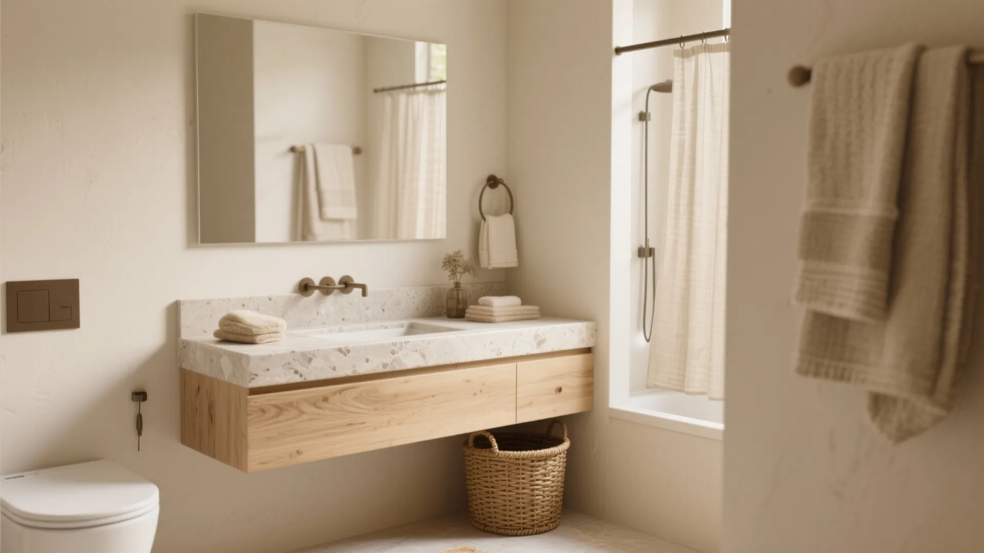 1. Layered neutrals with texture