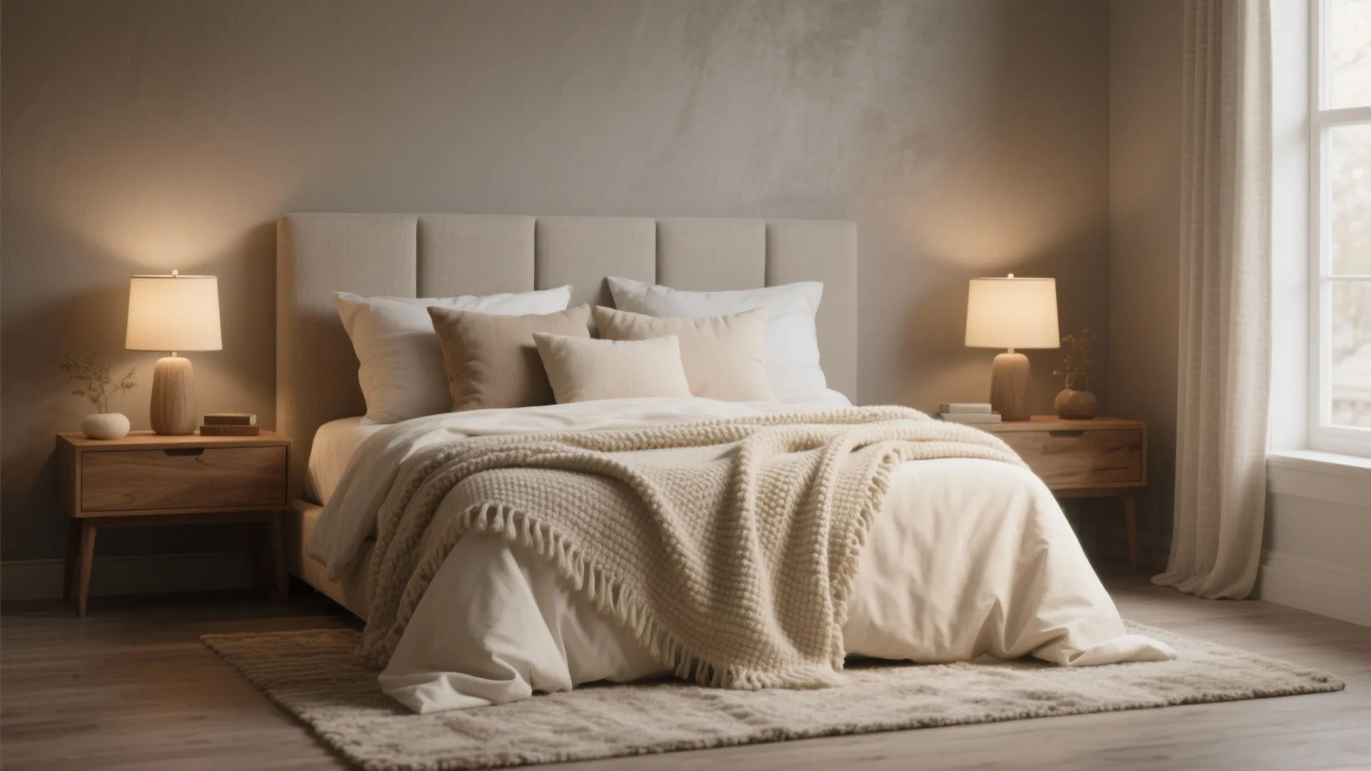 1. Layered neutrals and texture