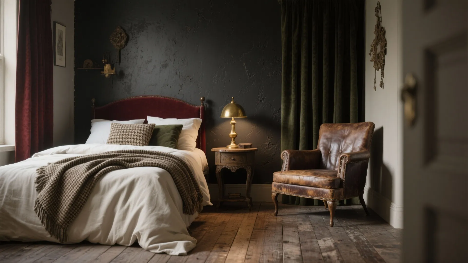 1. Layered neutrals with antique accents