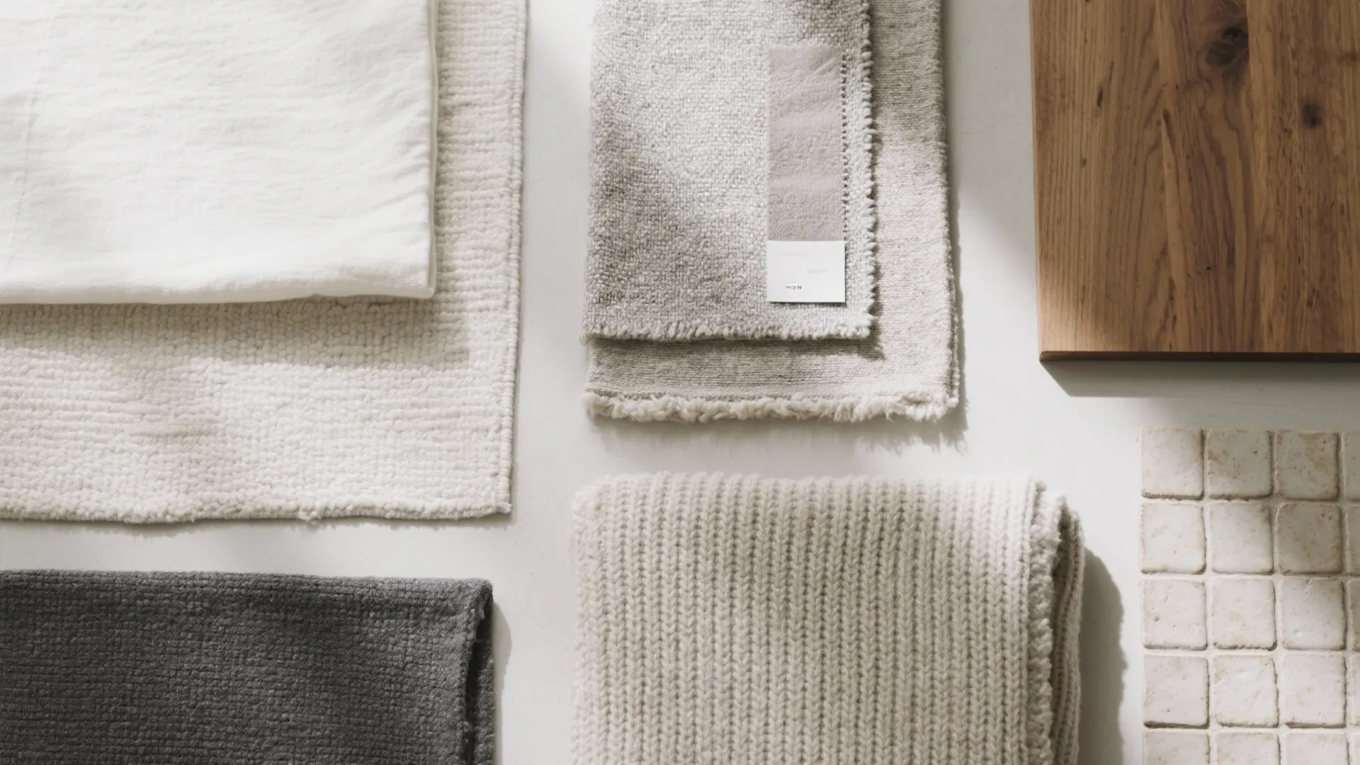 Layered neutrals with tactile contrast