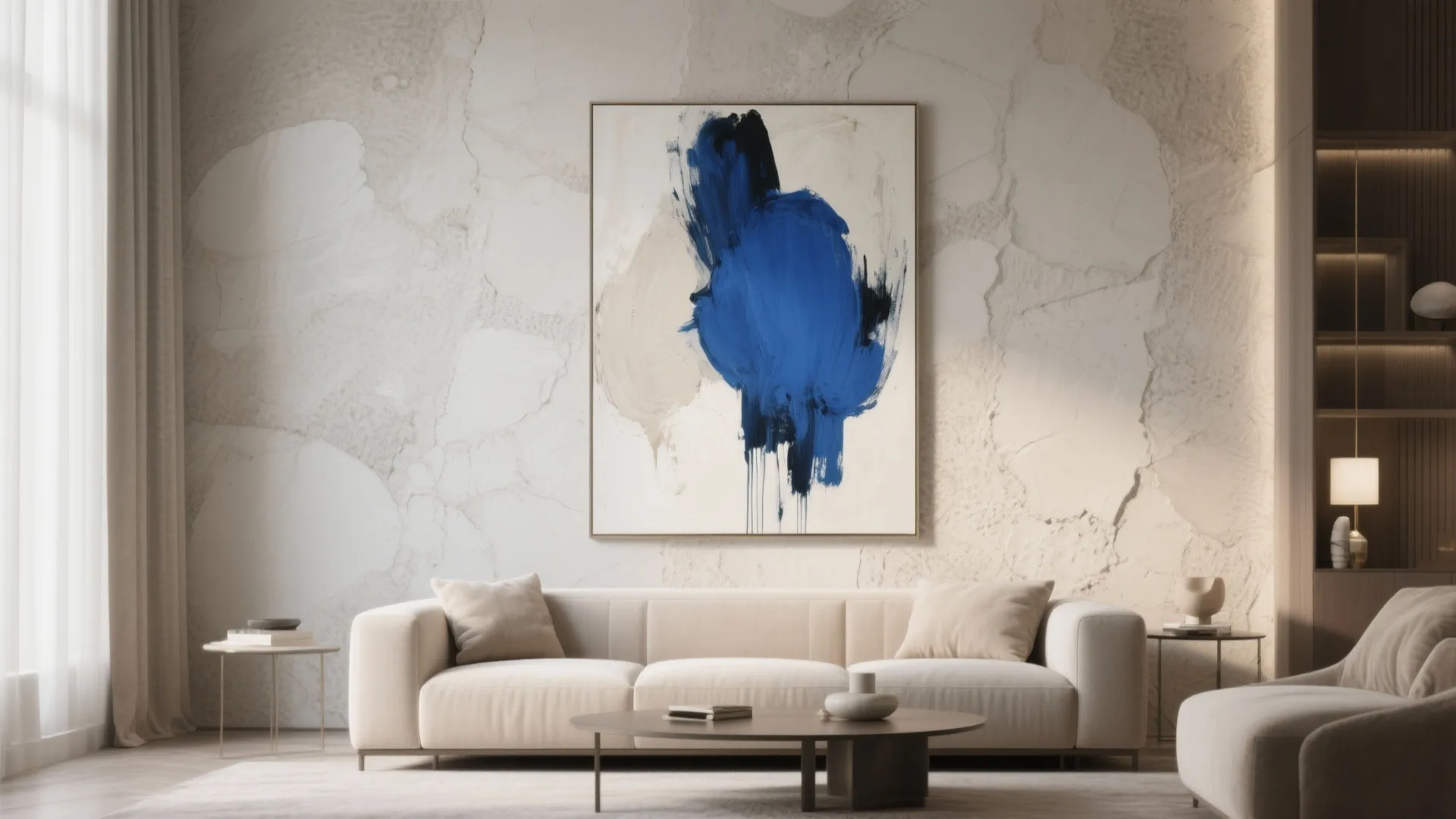 1. Layered neutrals with one color pop