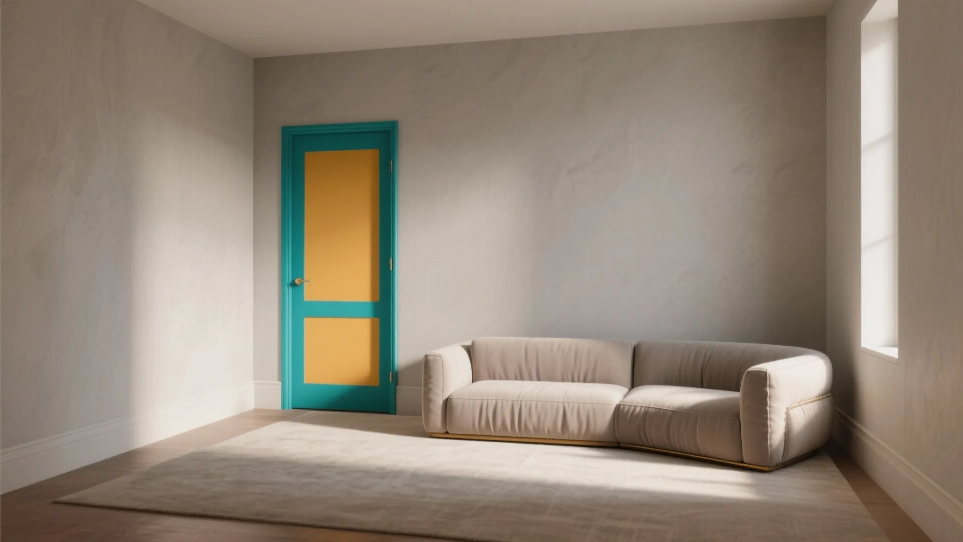 2. Layered Neutrals with a Pop