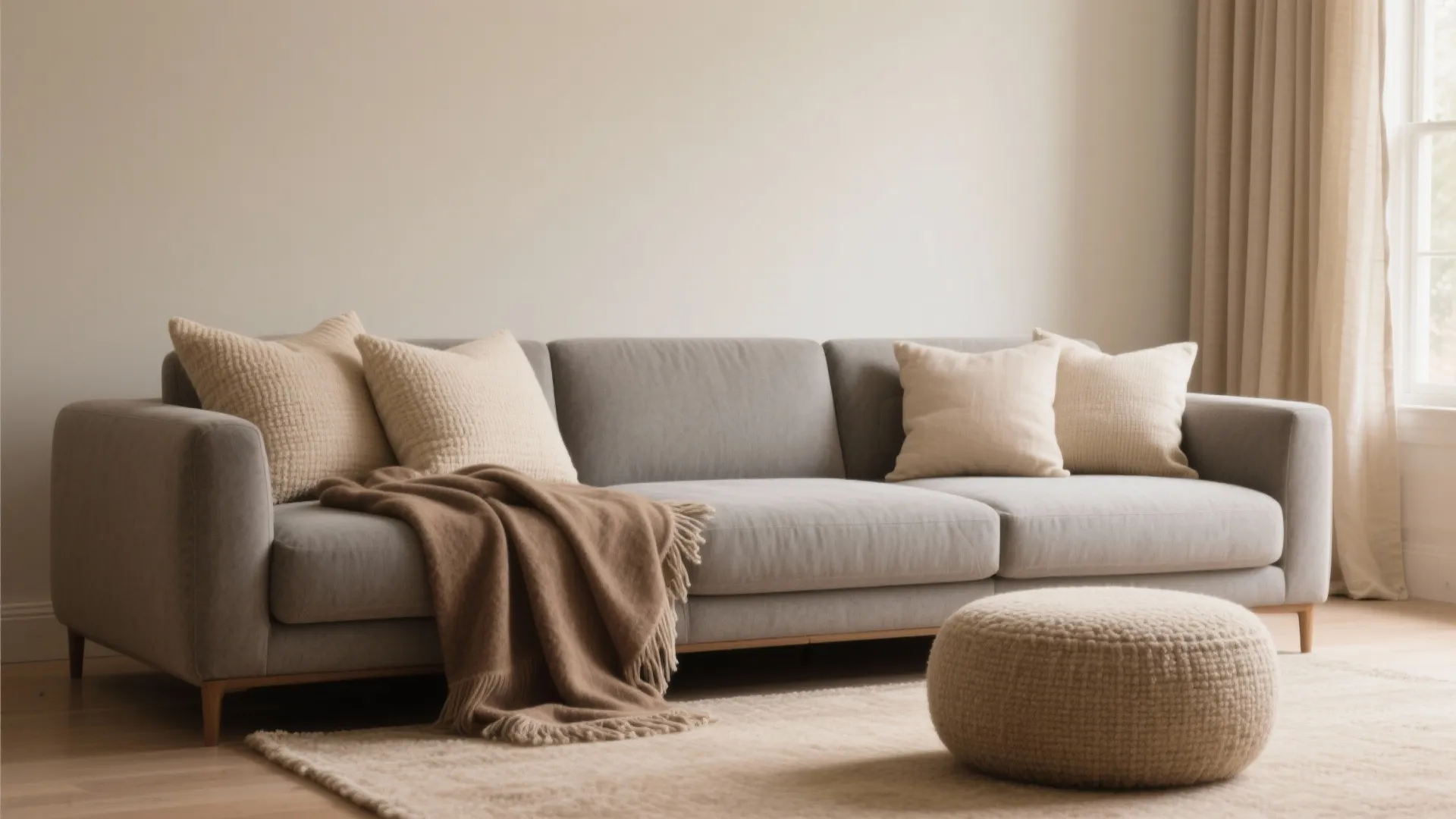 Layered Neutrals Over Grey (Warm It Up, Don’t Wash It Out)