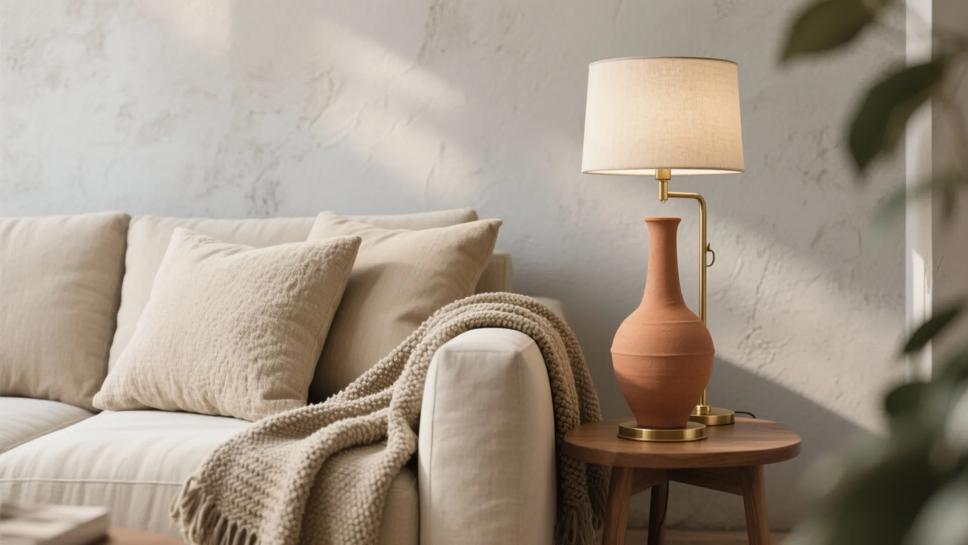 1. Layered Neutrals with Warm Accents