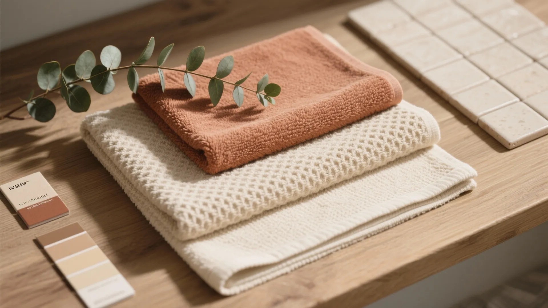 2. Layered Neutrals: Rust, Beige, and Cream