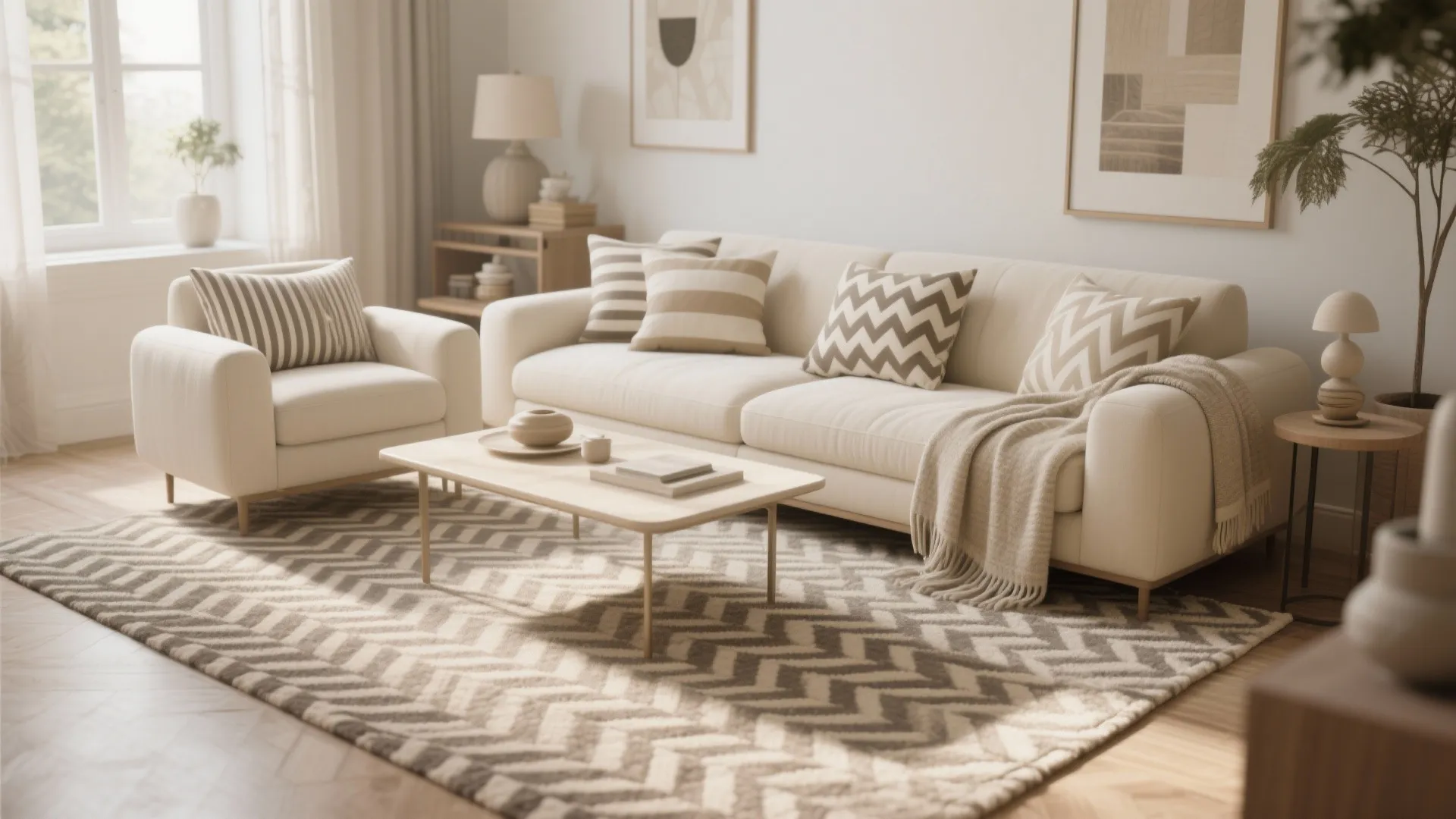 Layered Neutrals with Pattern