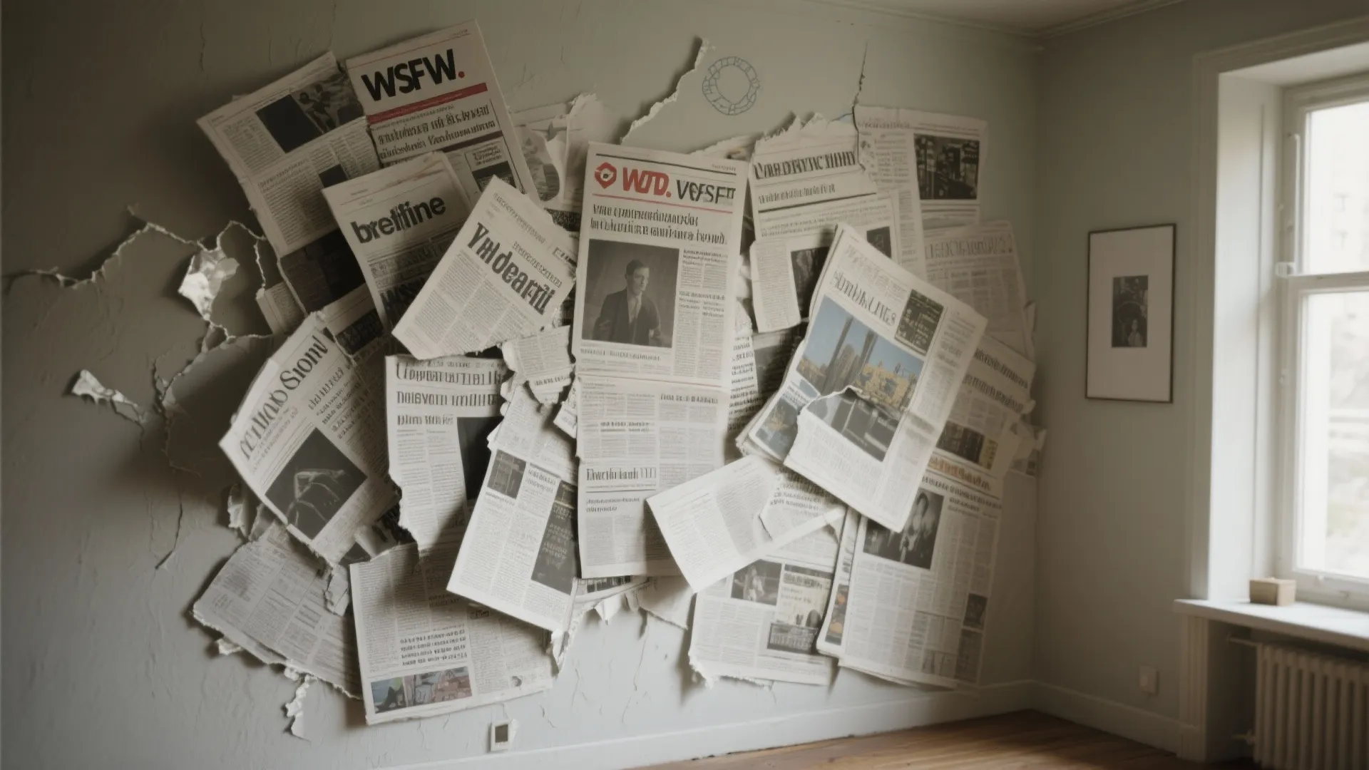 Idea 1: Layered Collage Backdrop