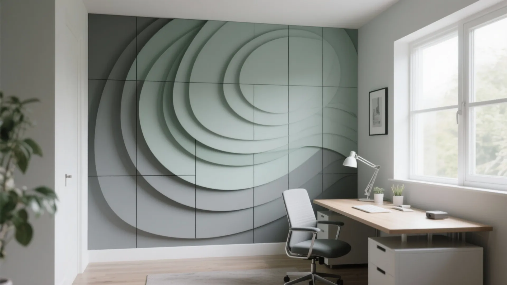 Layered panel illusions