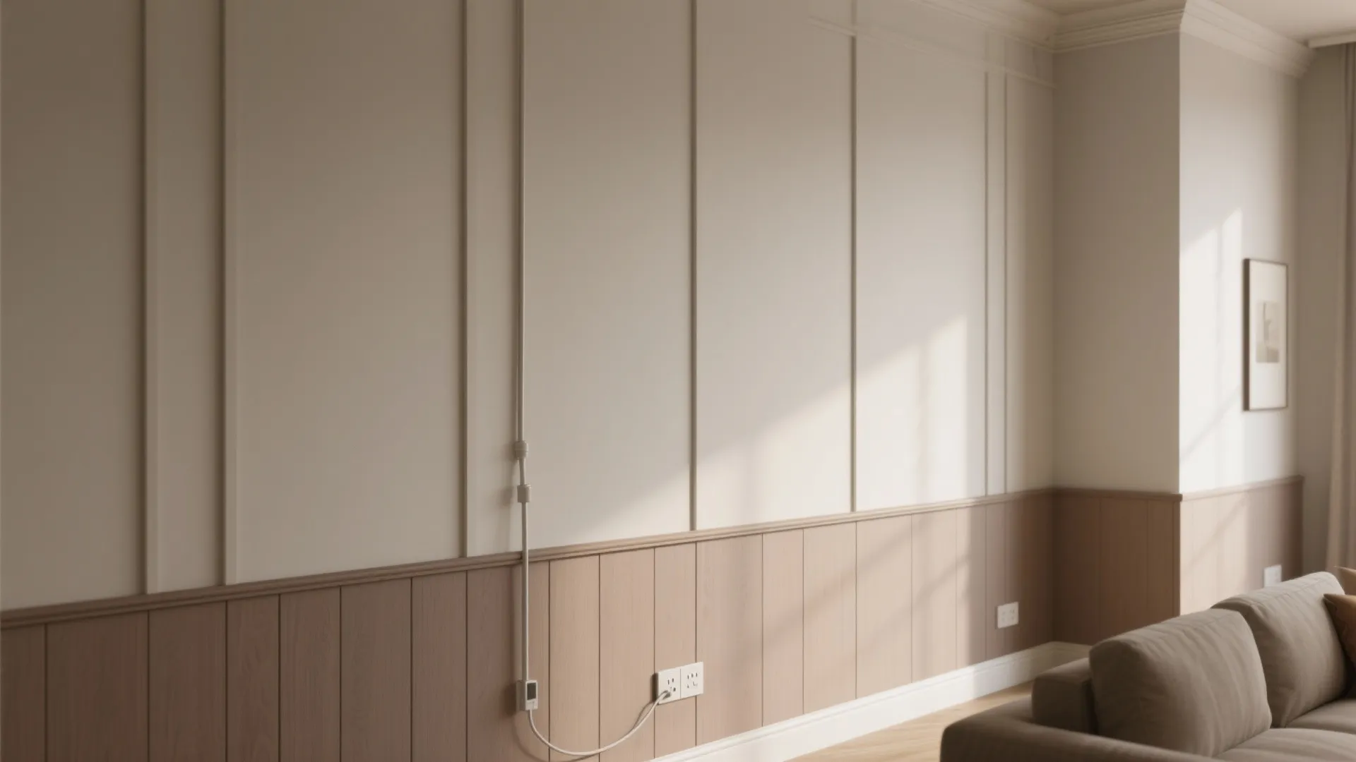 Layered Paneling with Narrow Battens for Texture