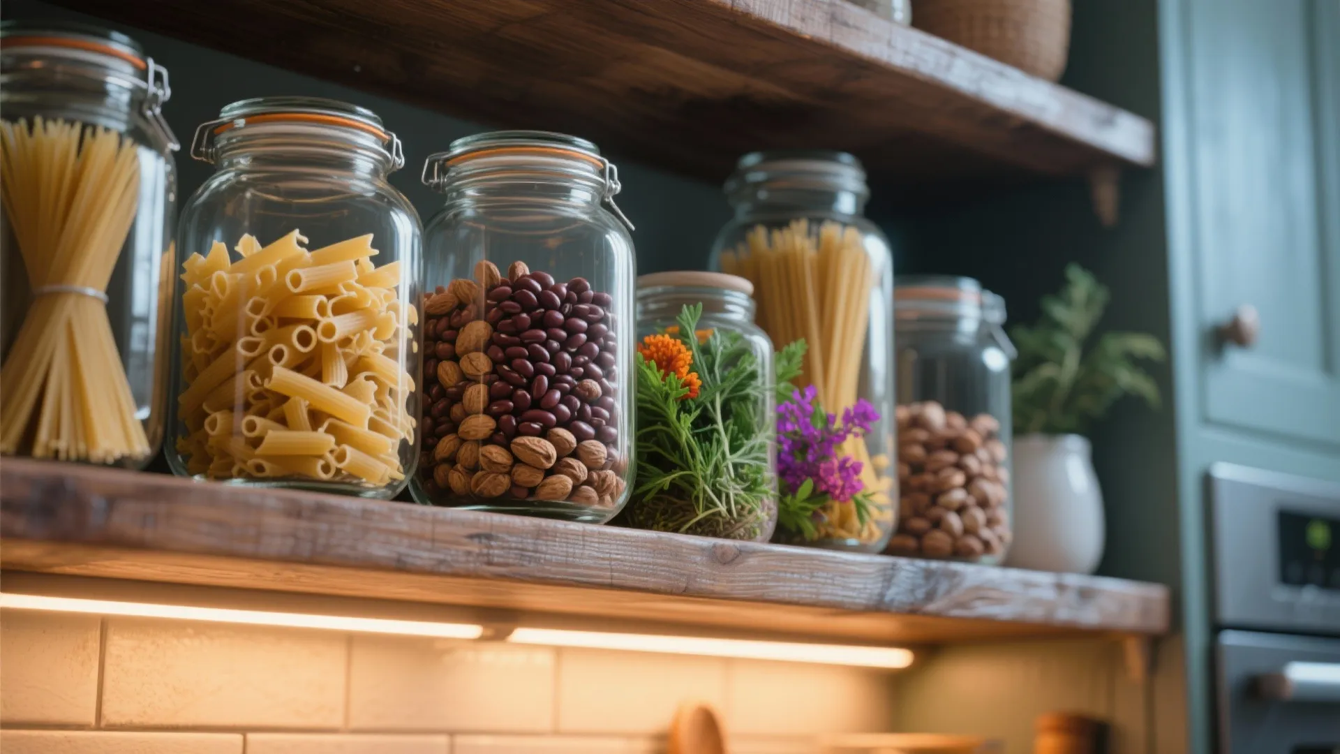 Tip 1: Layered Pantry Displays