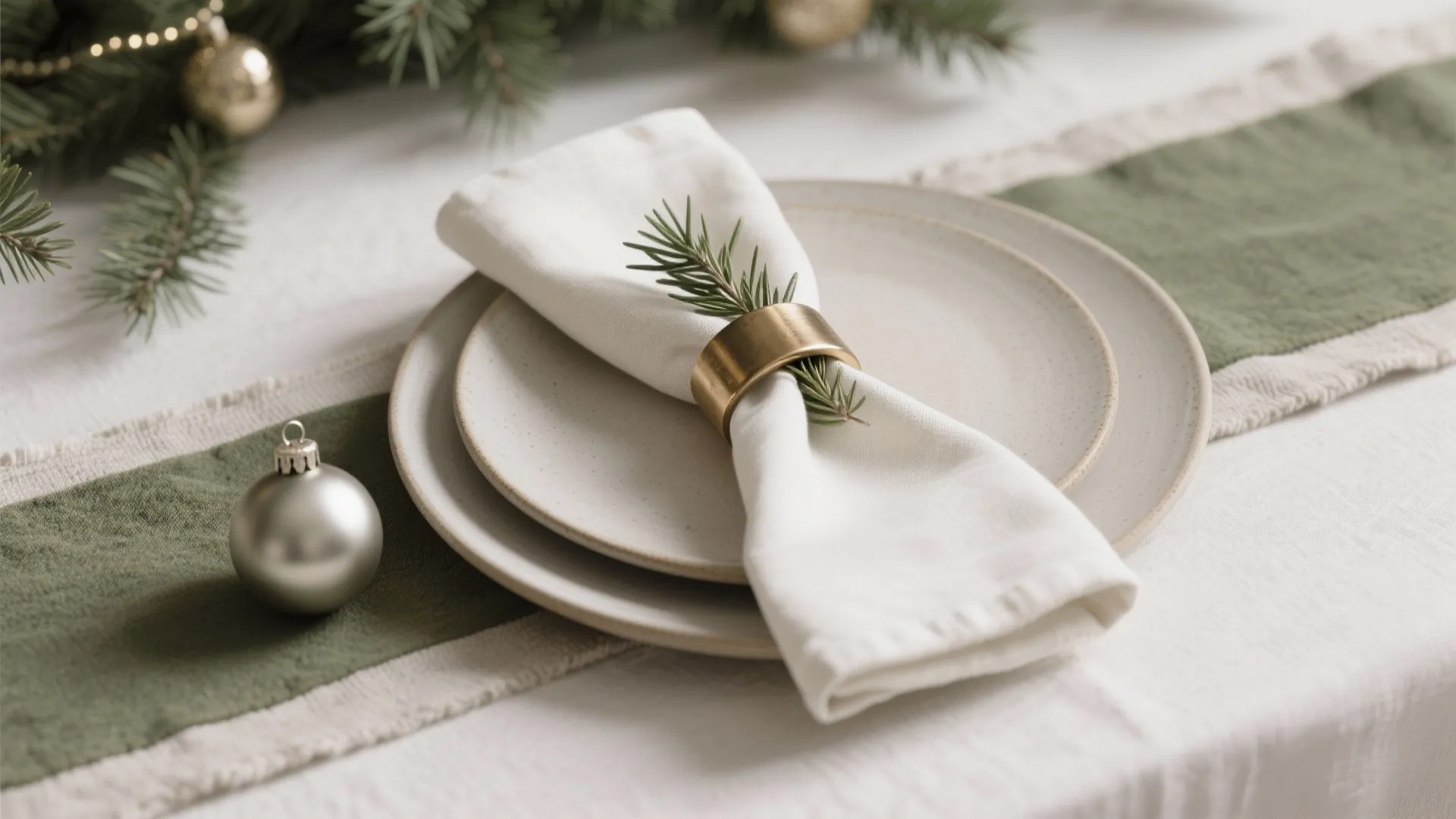 Layered Textures Place Setting