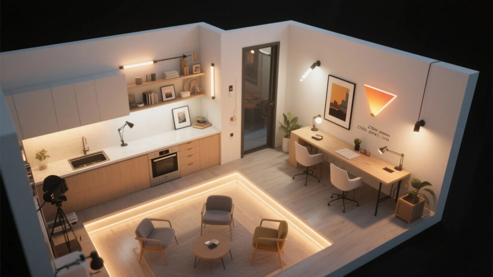 Layered lighting that builds mood and function