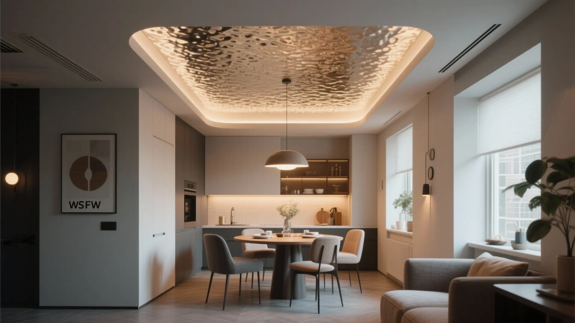 Layered POP Ceiling for Depth