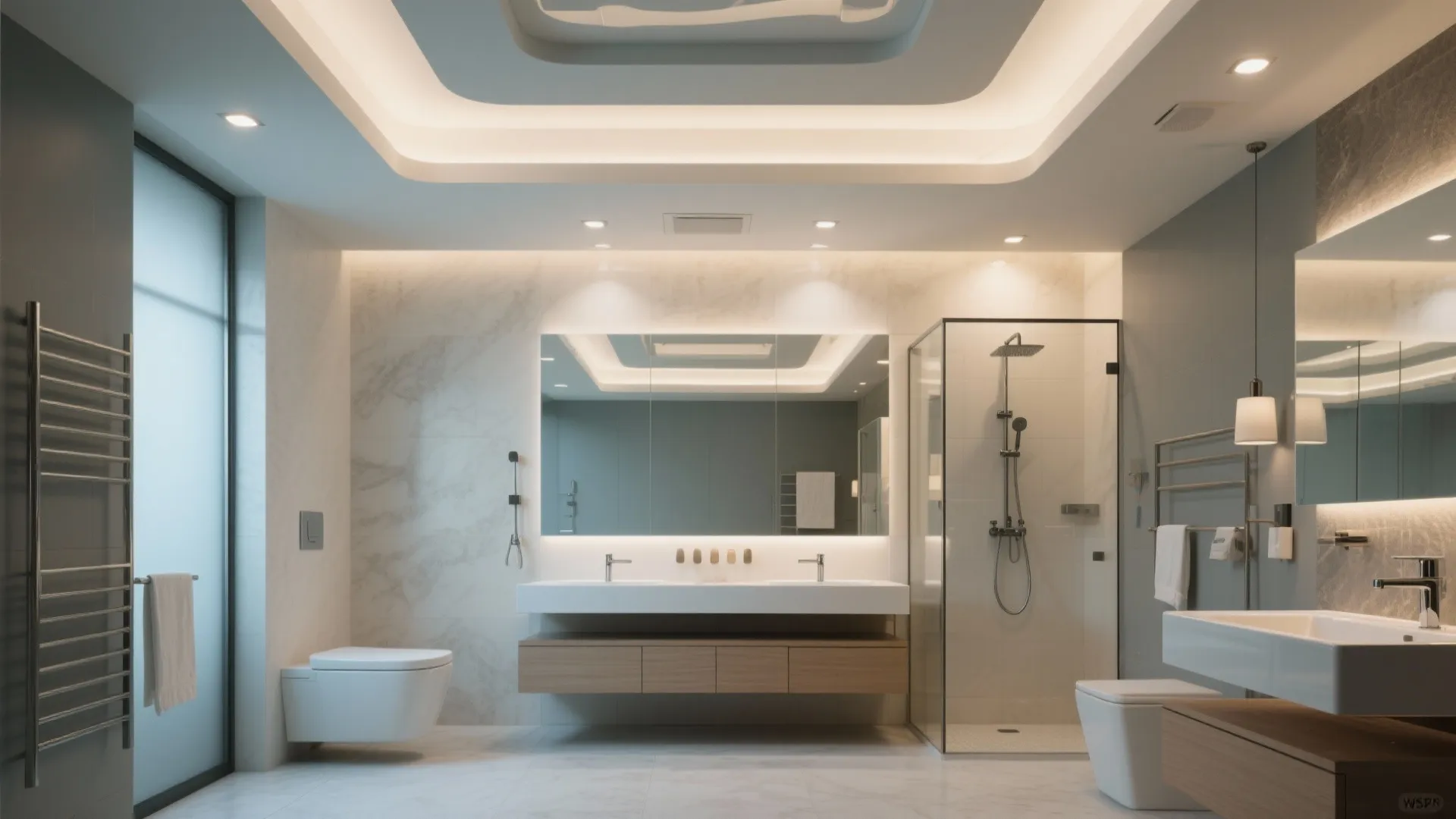 Layered POP Ceiling with Different Heights