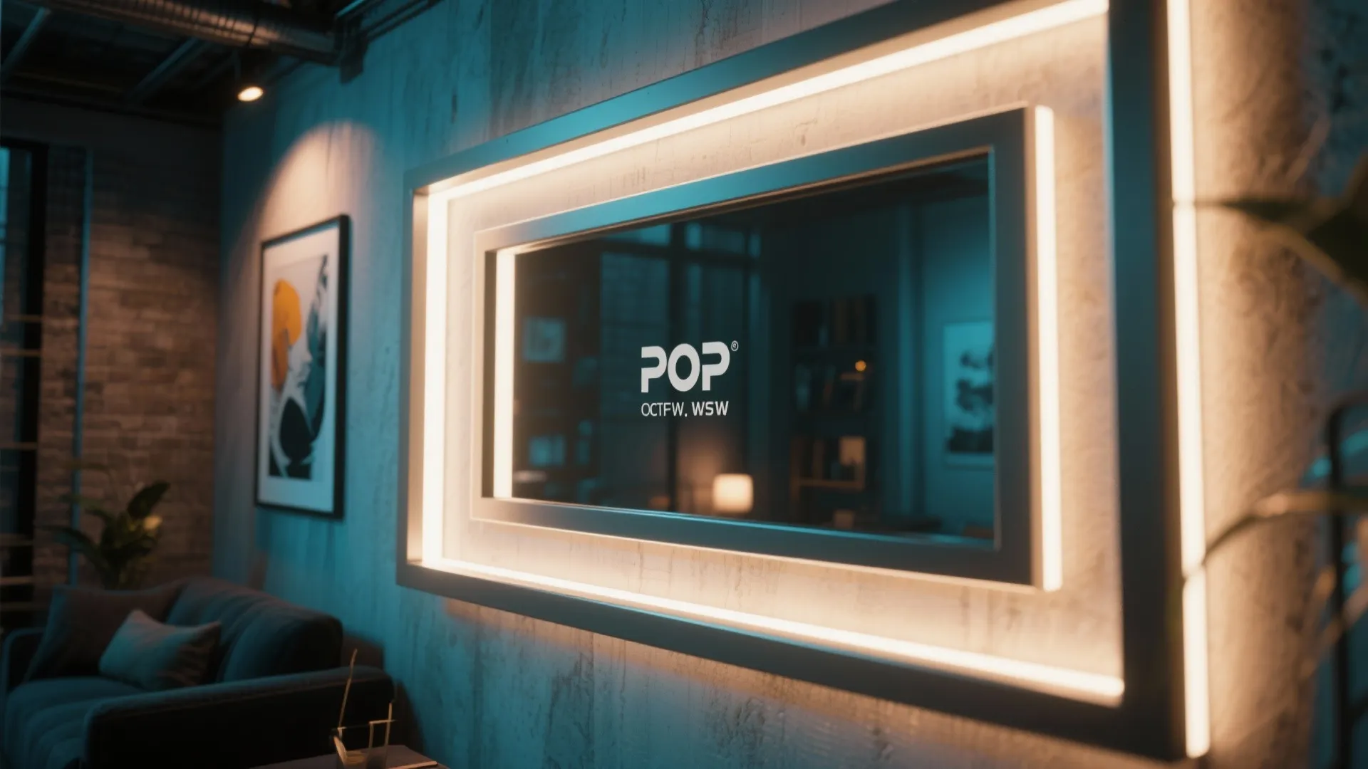Layered POP Frames with Lighting