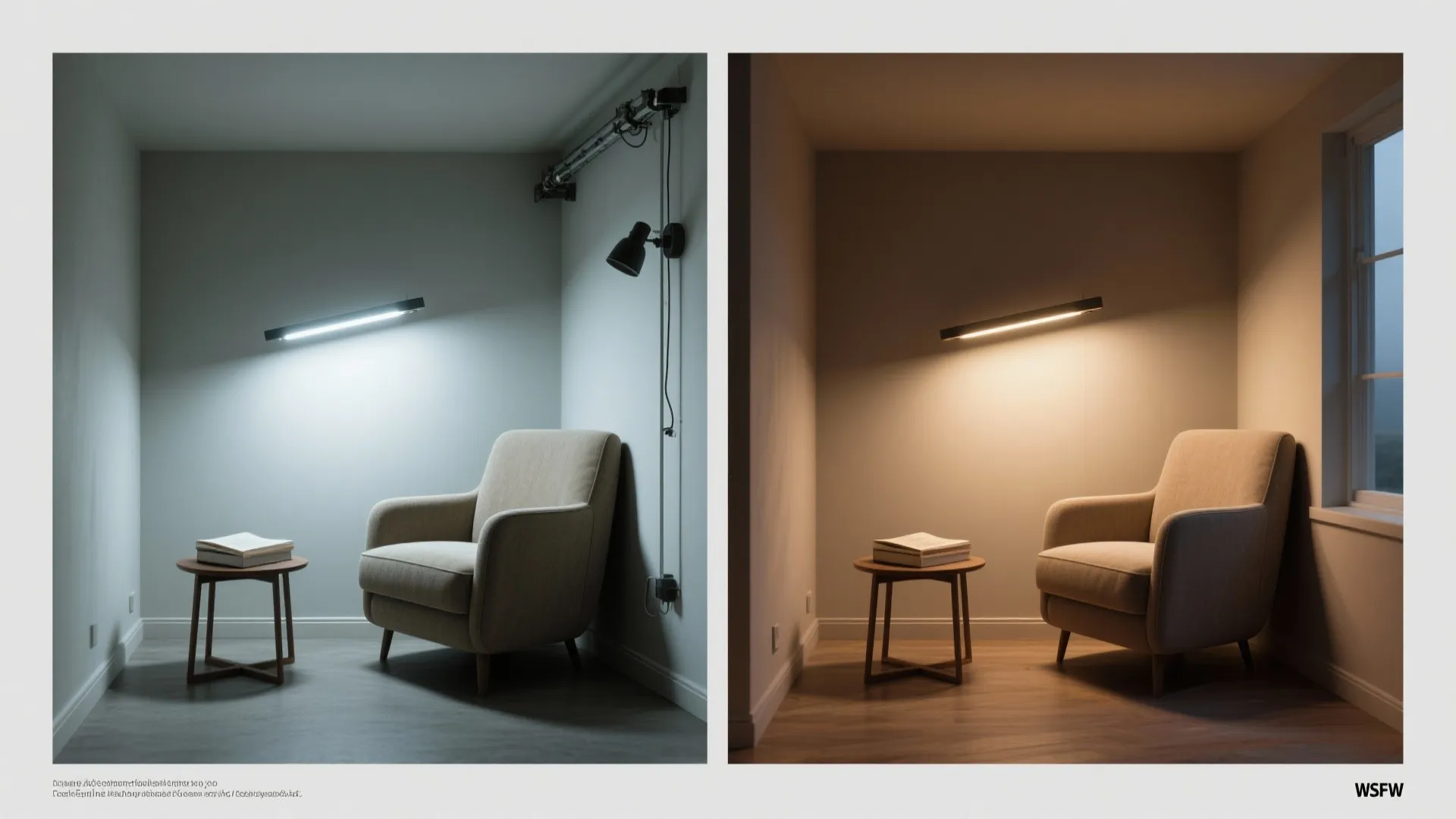 3. Layered reading light and ambient wash