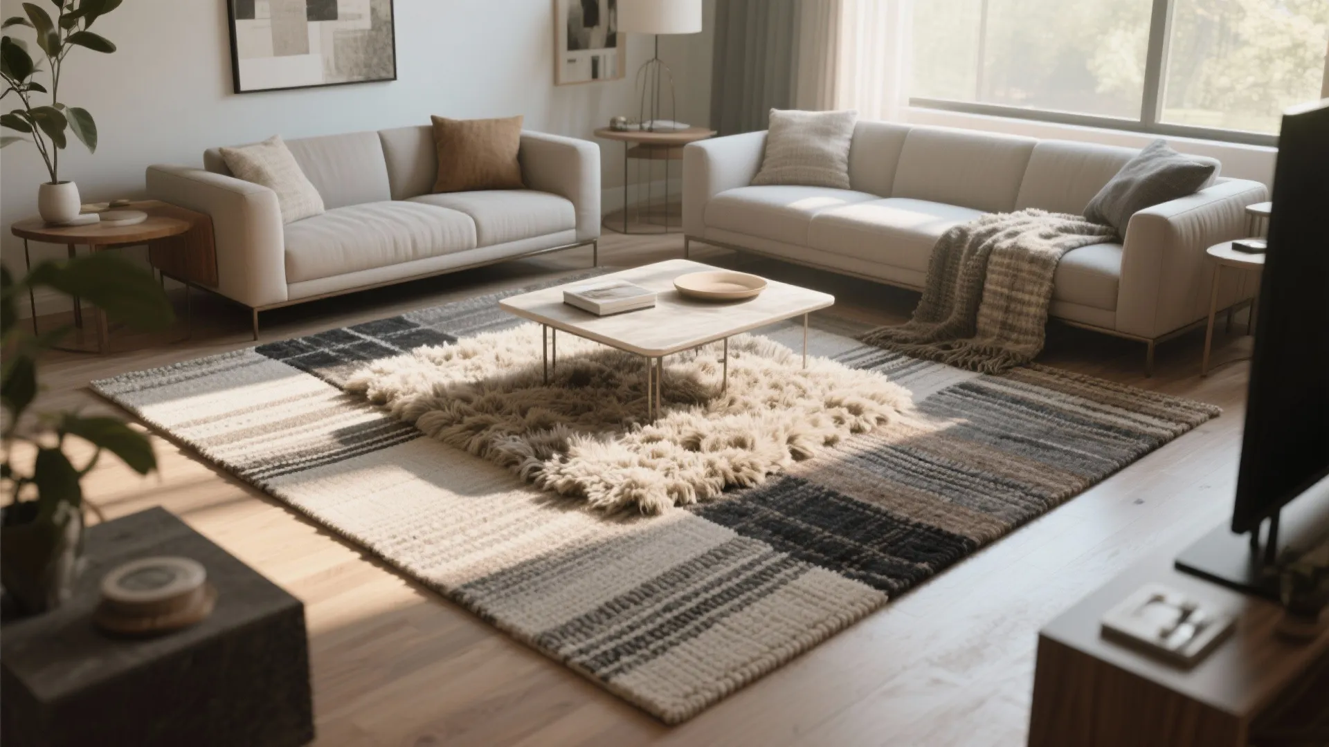 Layered Rug Style