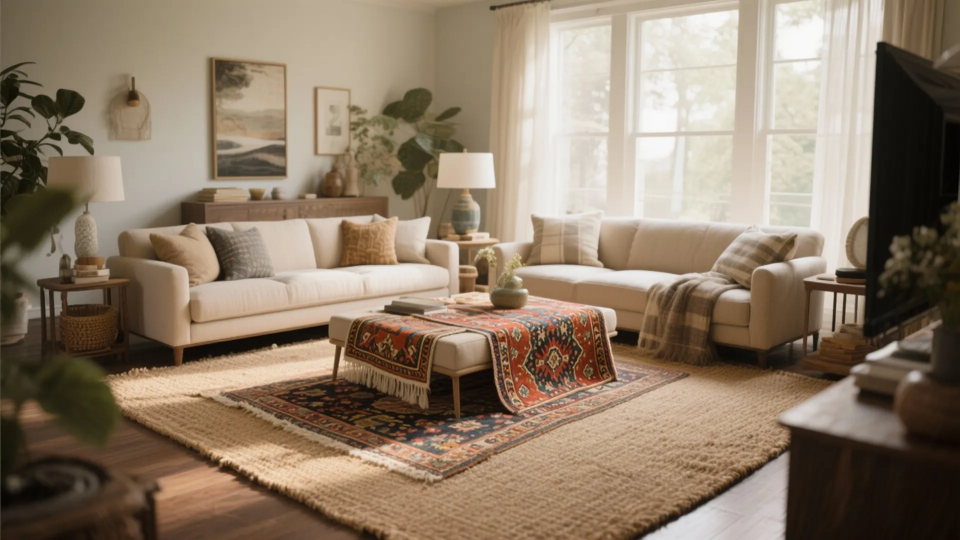 3. Layered Rug Styling