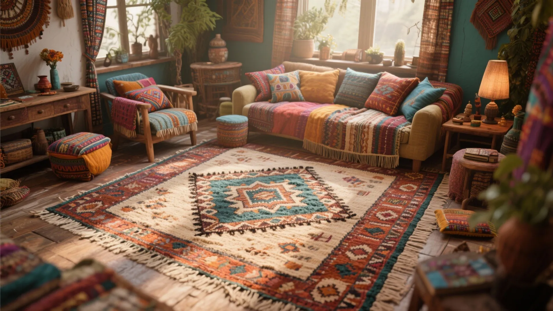 Layered Rug Textures