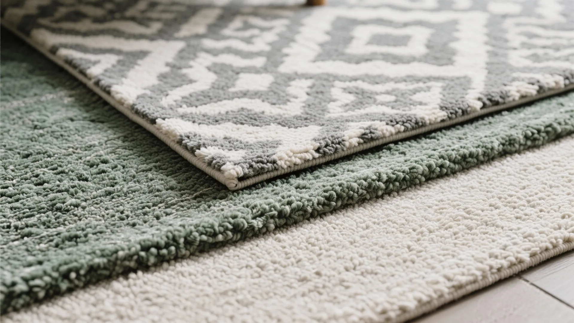 8. Layering Rugs in Complementary Tones