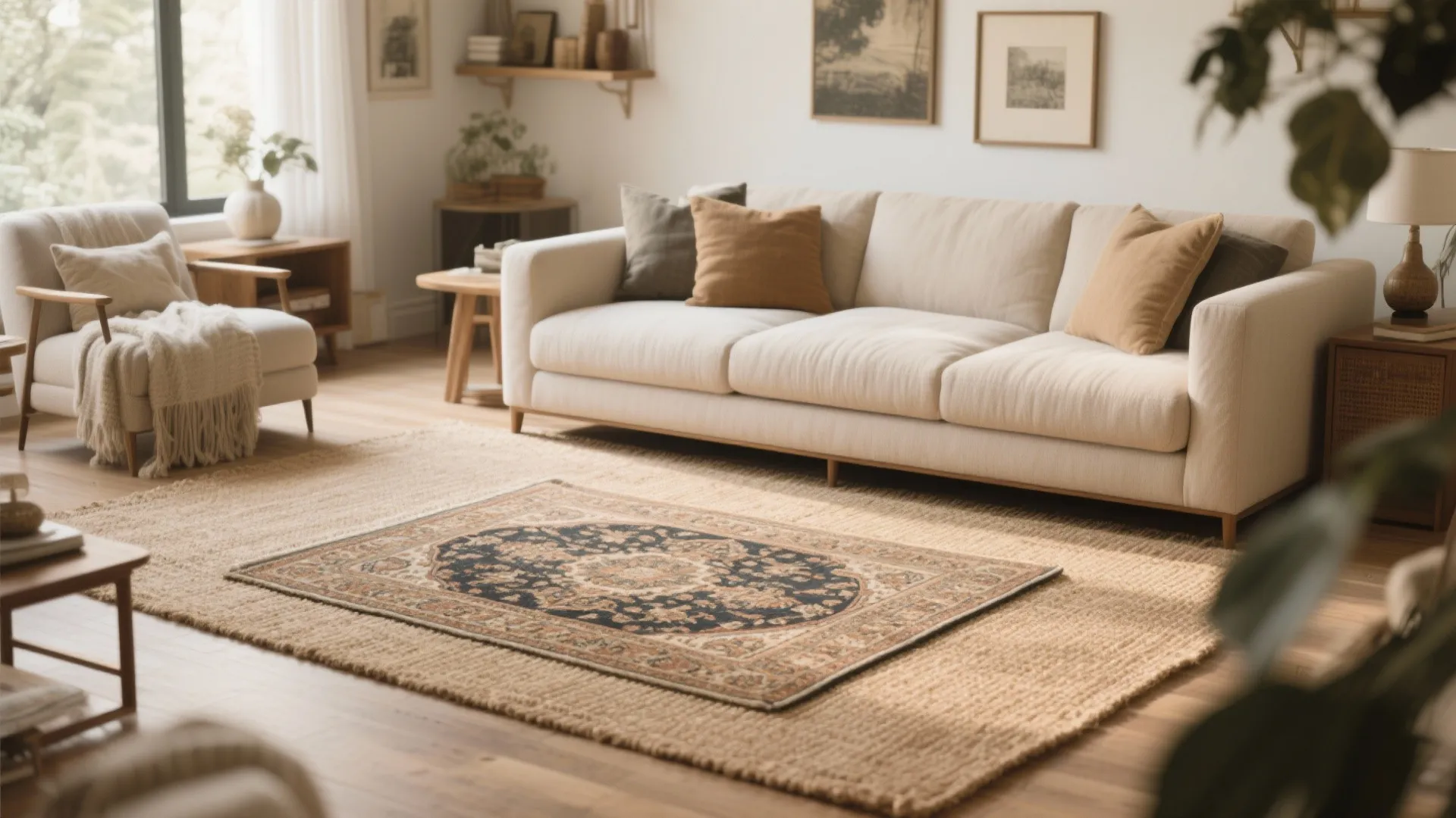 9. Layer Rugs for Dimension