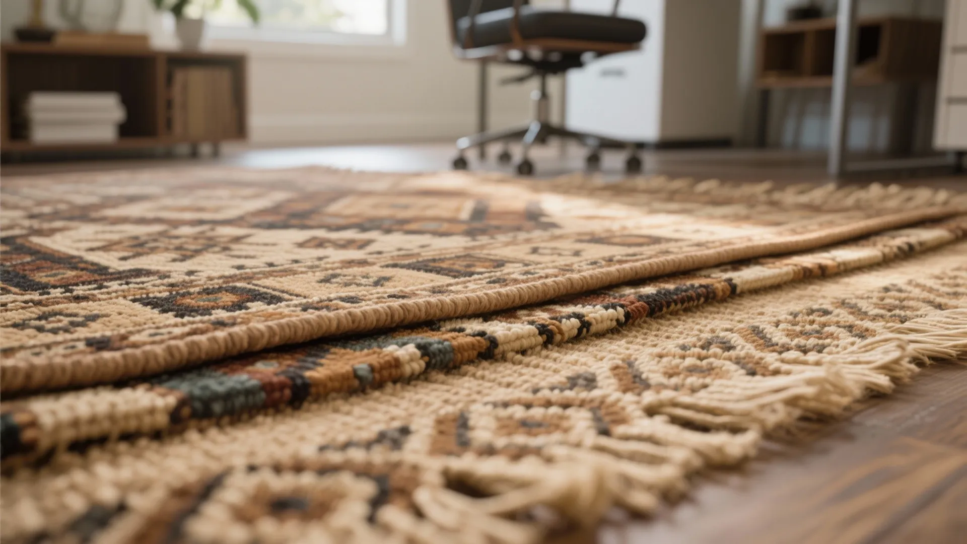 7. Layered Rugs