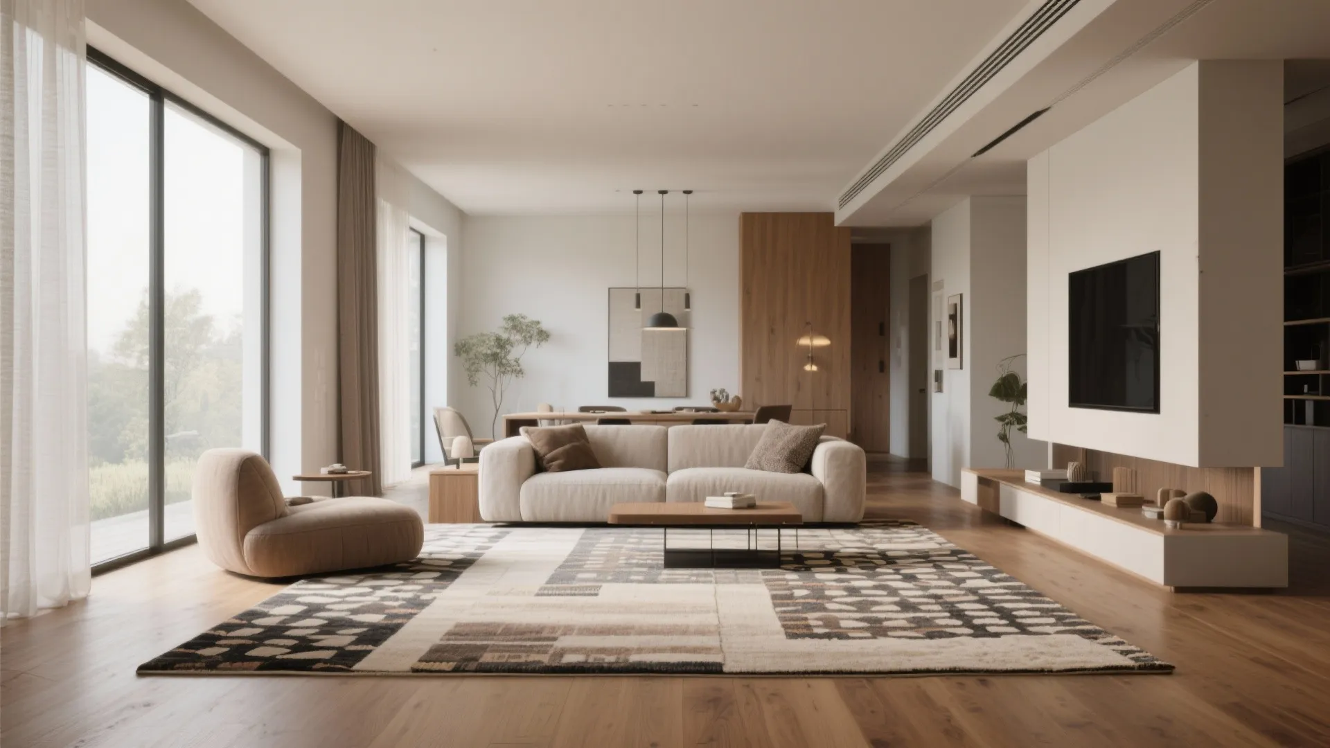 6. Area Rug Layering