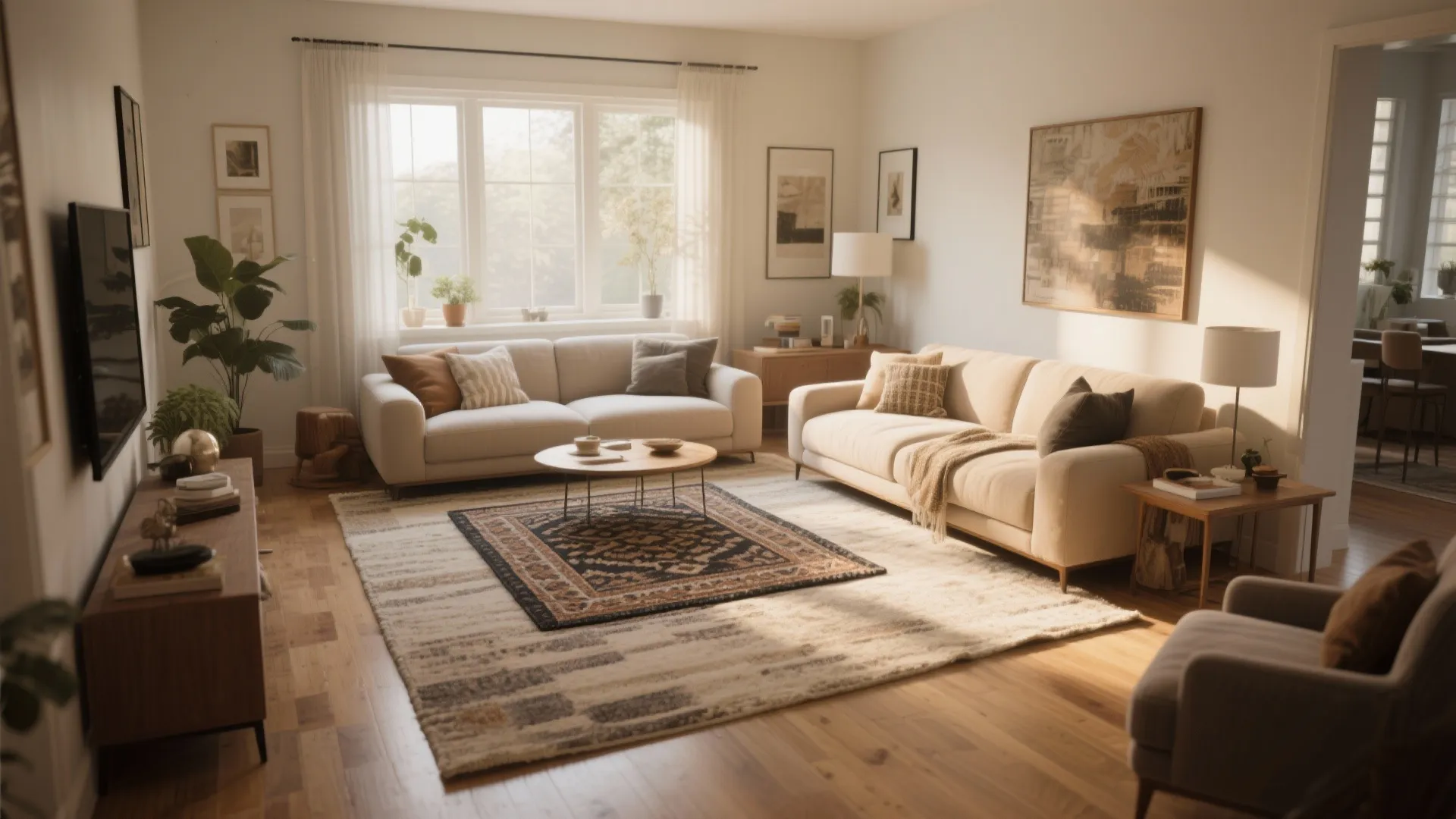 8. Rugs to Define Zones