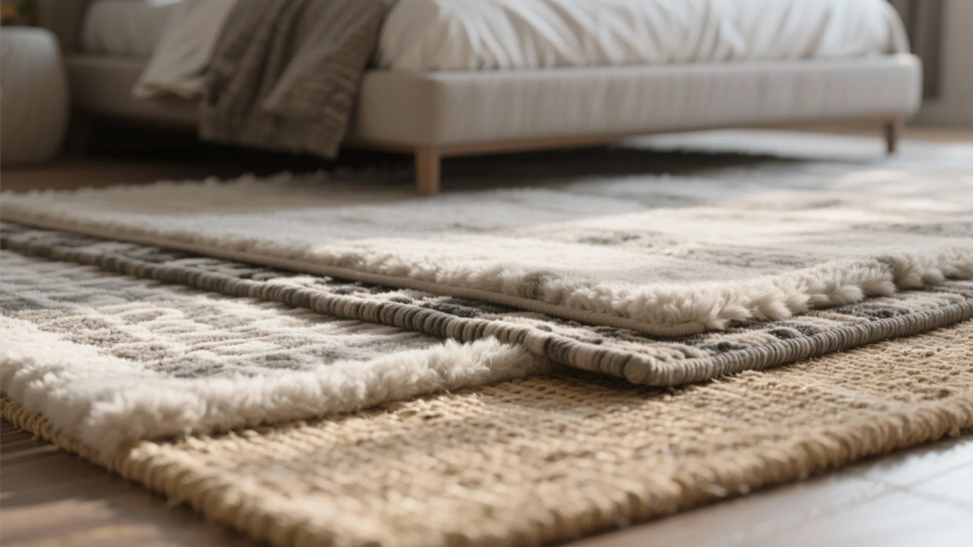 8. Layered Rugs