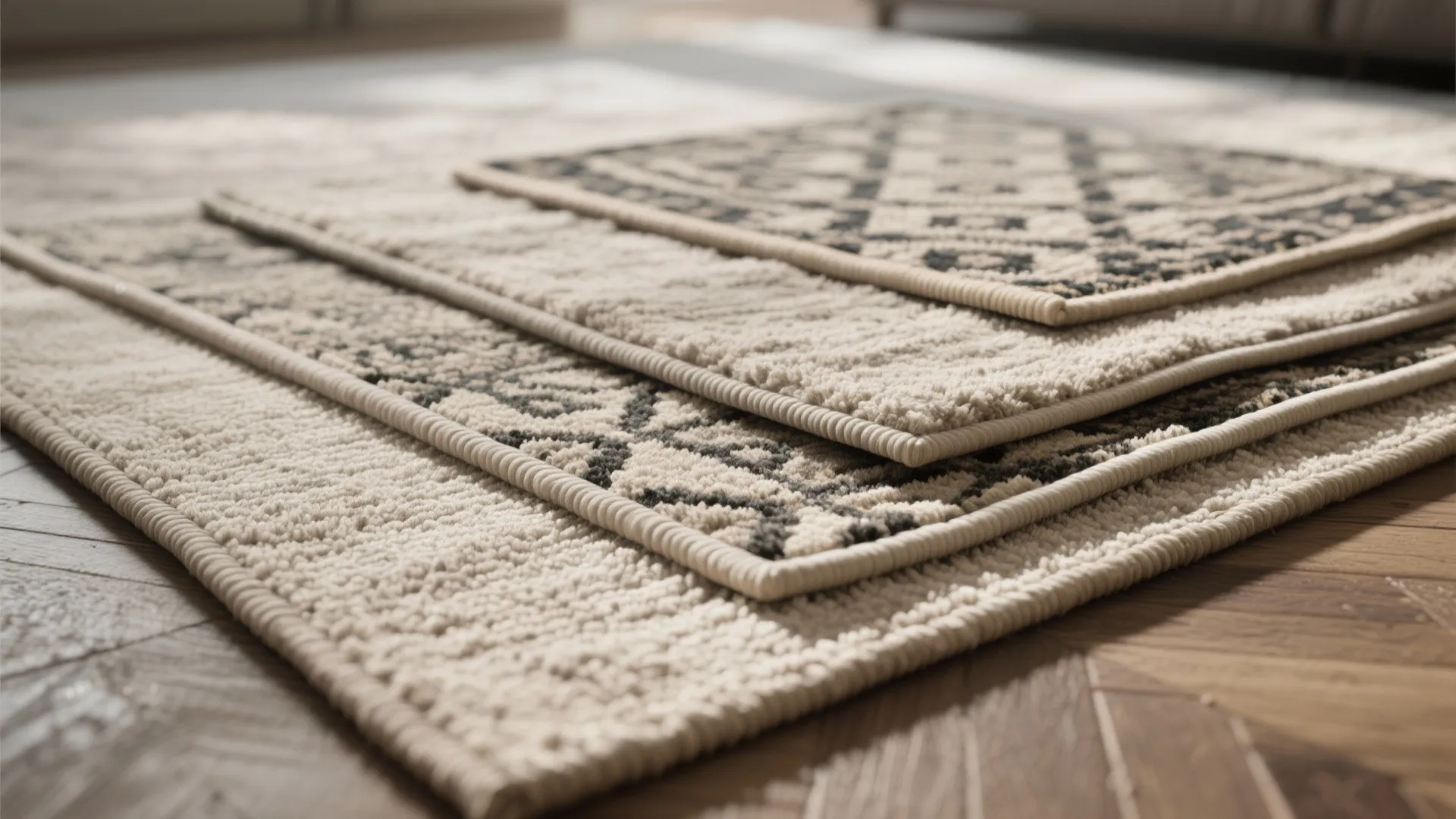 3. Layering Small Rugs for Depth and Flexibility