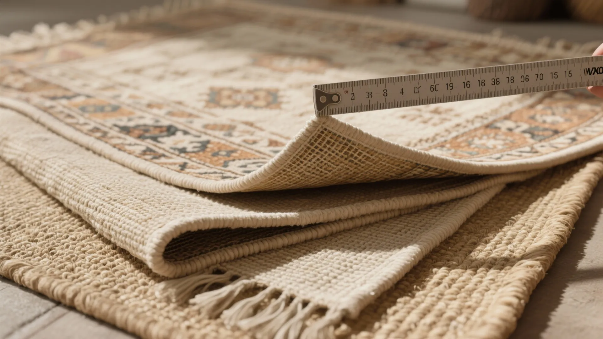 4) Layer Lightweight Rugs for Texture