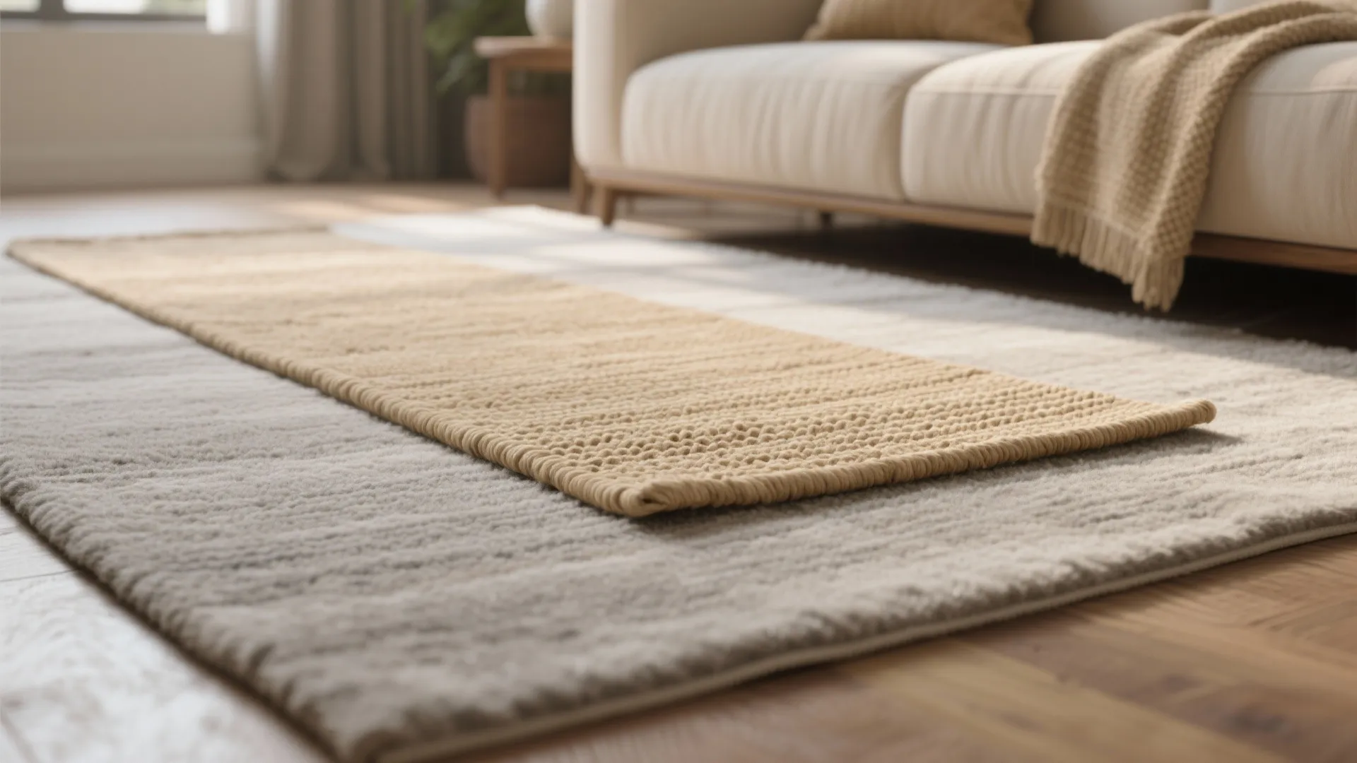 Layered Rugs for Cozy Zoning