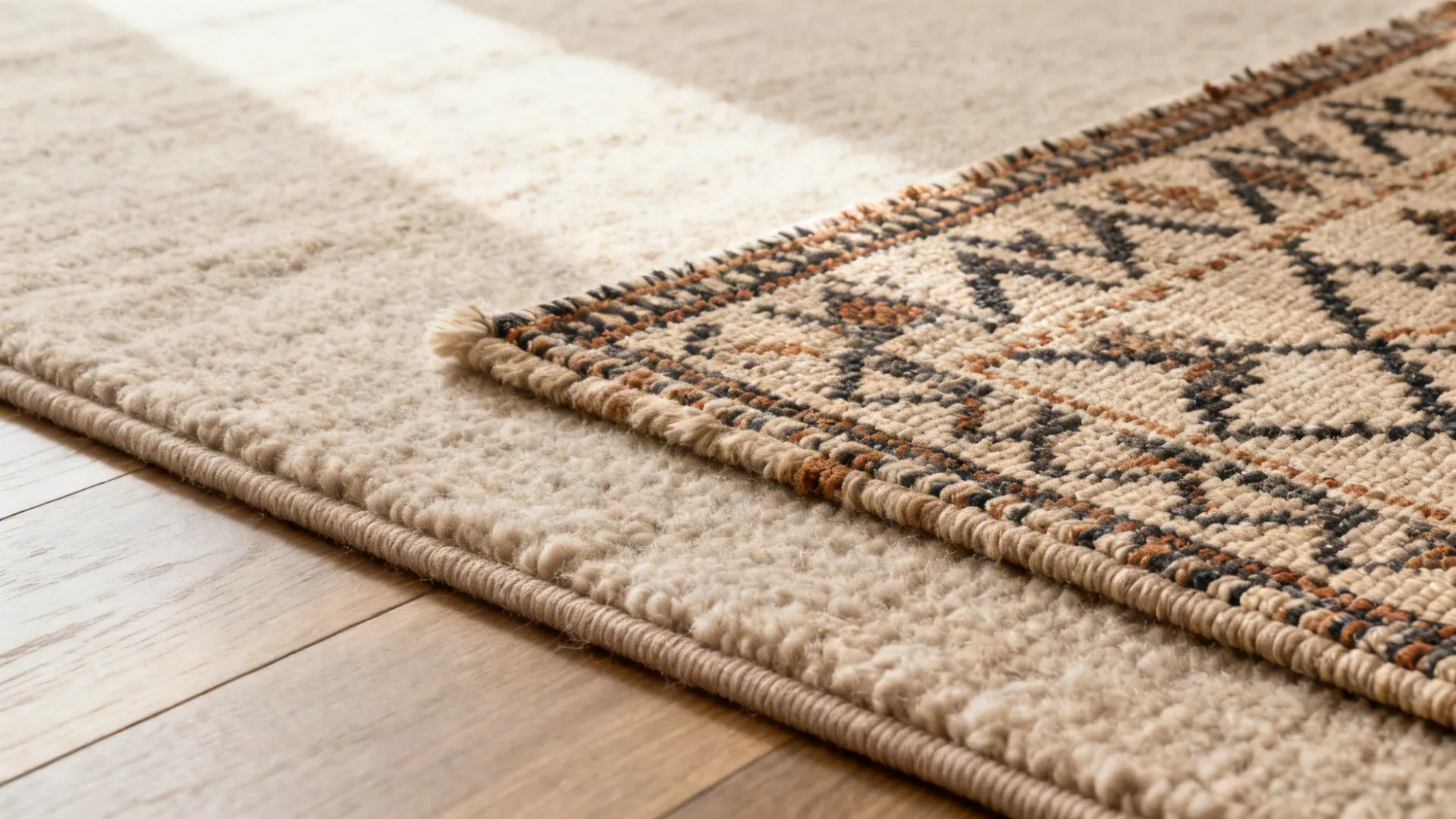 1. Layered Rugs for Instant Warmth