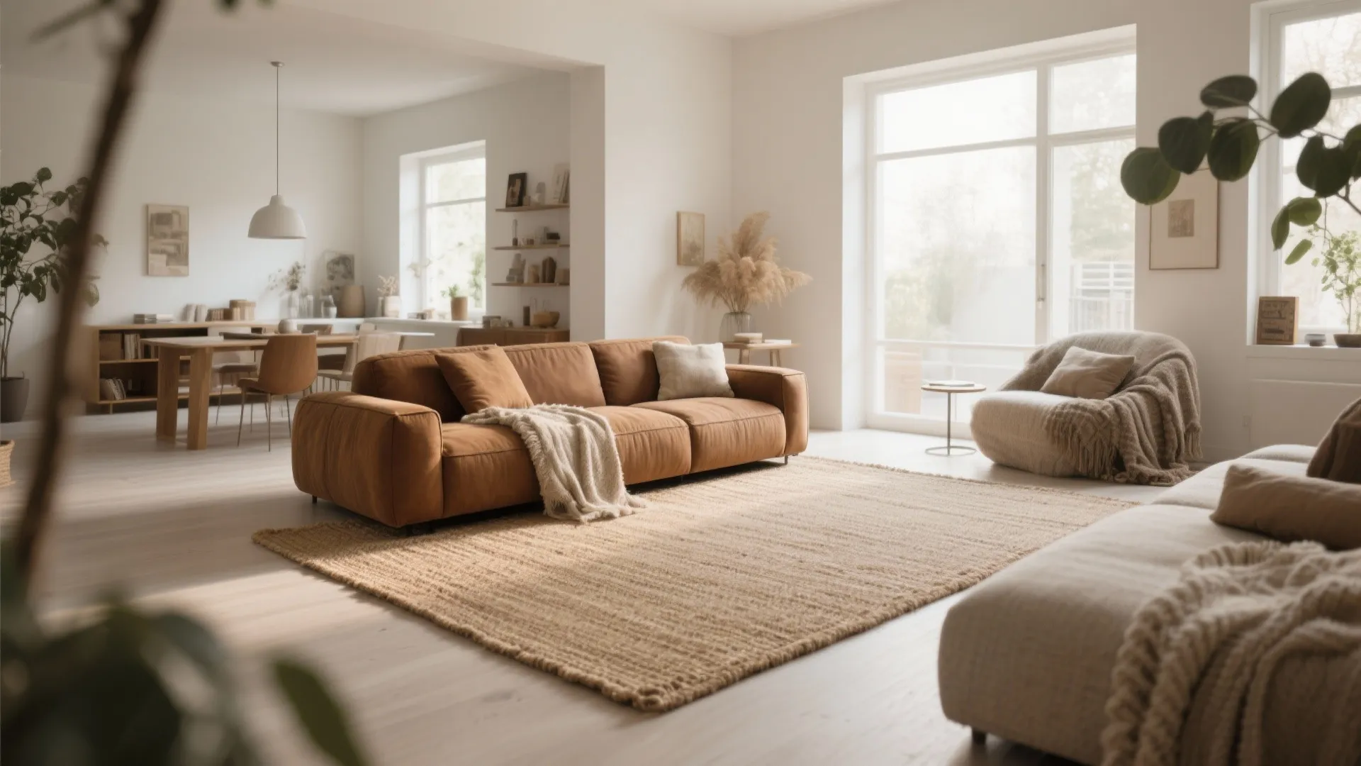 5. Layer Rugs for Texture and Definition