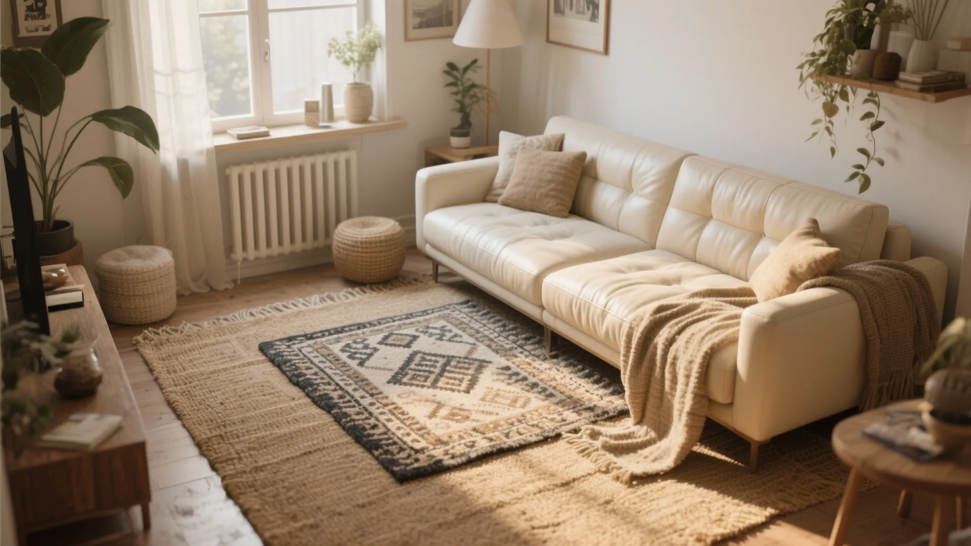 6. Layering Rugs for Depth